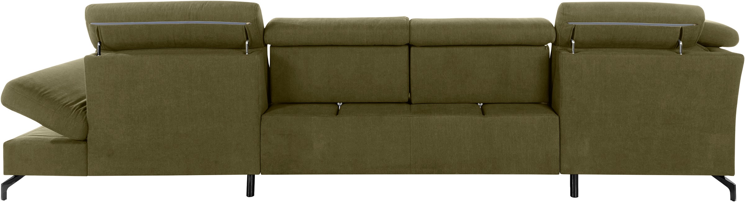 sit&more Wohnlandschaft »Brisbane U-Form«, Fußhöhe 12 cm, inklusive Sitztiefen-, Armteil- und Kopfteilverstellung
