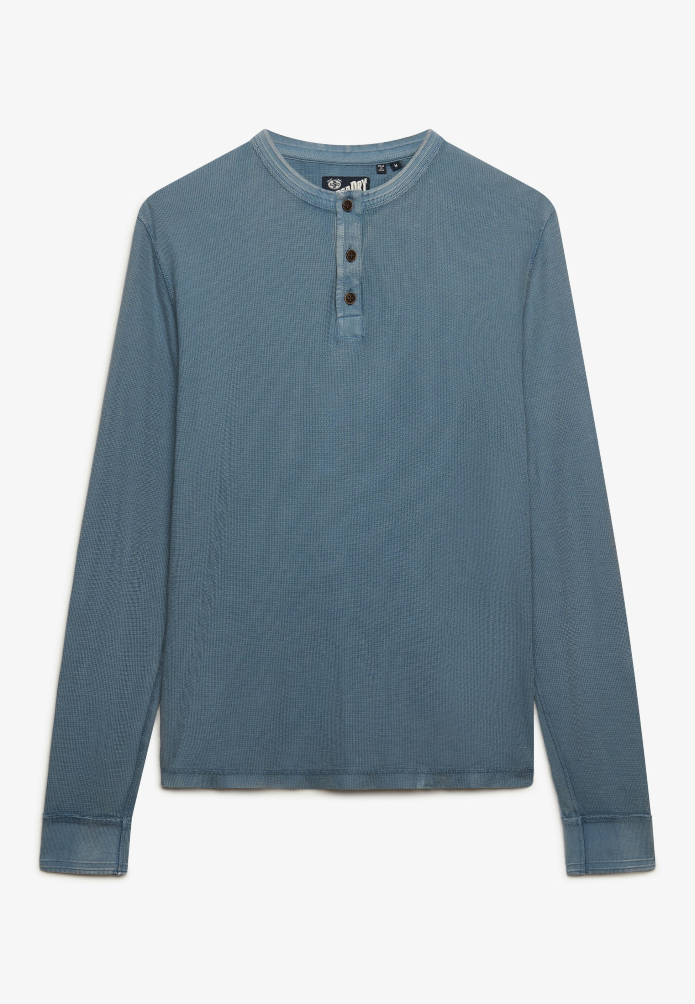 Superdry Langarmshirt »LW TEXTURED GRANDAD TOP«