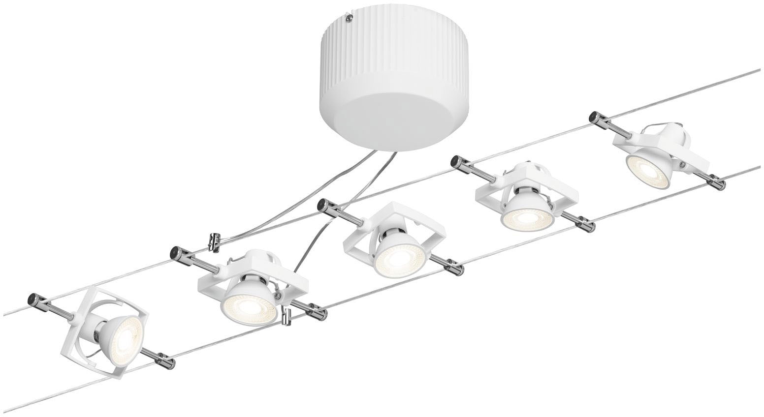 LED Deckenleuchte »Mac II«, 5 flammig, Leuchtmittel GU 5,3 | ohne Leuchtmittel, GU 5,3