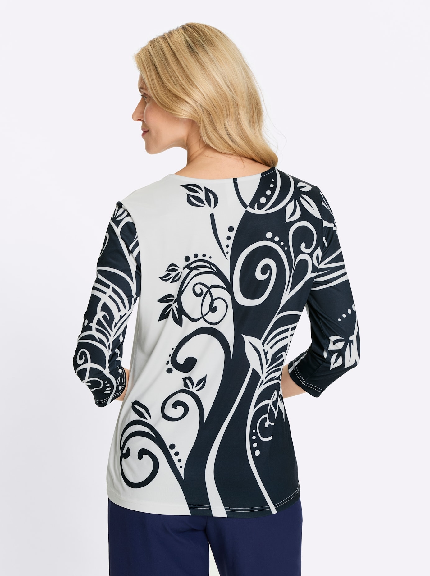 Classic Basics 3/4-Arm-Shirt »Rundhals-Shirt« 1 tlg.