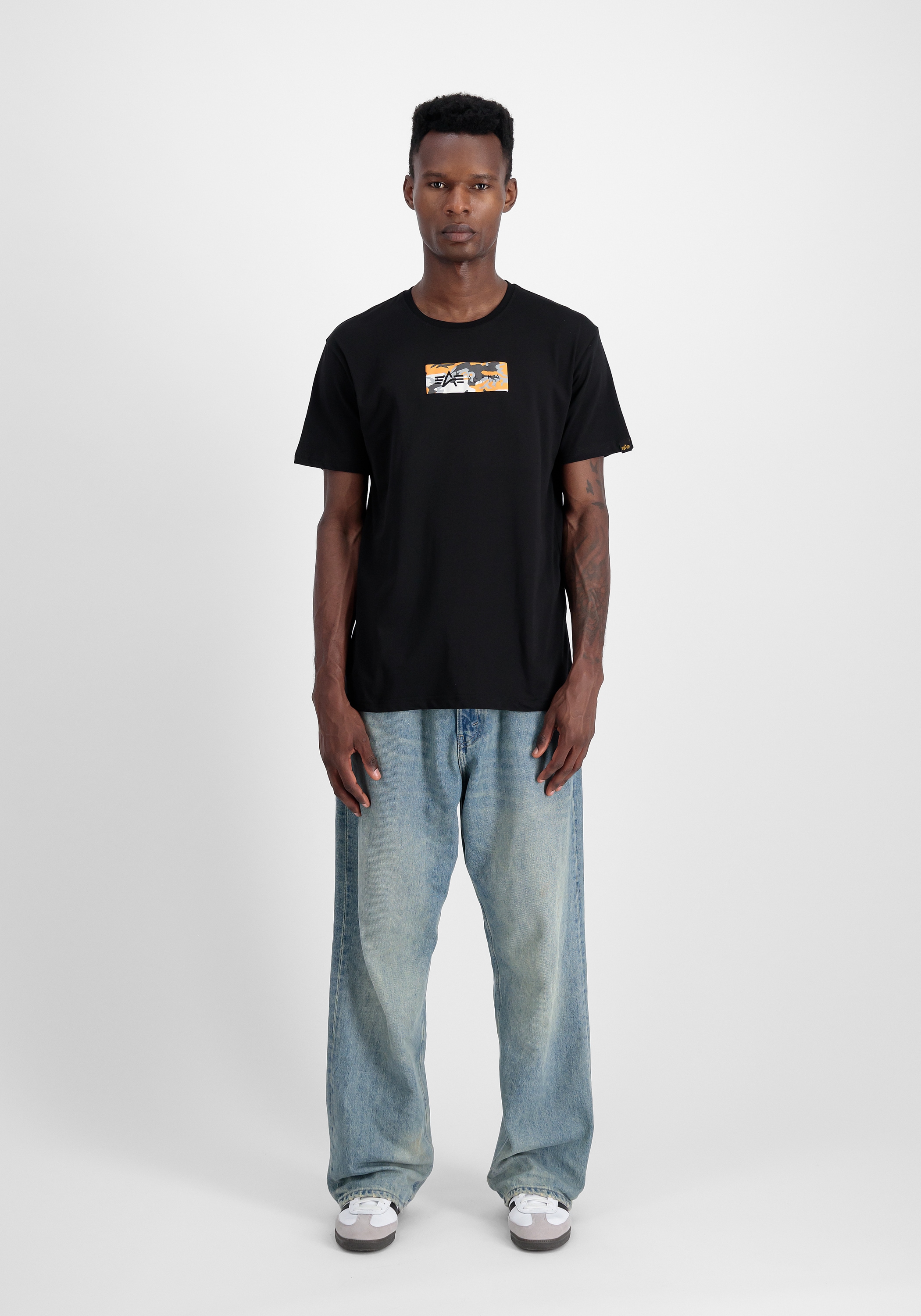 Alpha Industries T-Shirt »Alpha Industries Men - T-Shirts Camo Panel T-Shirt«
