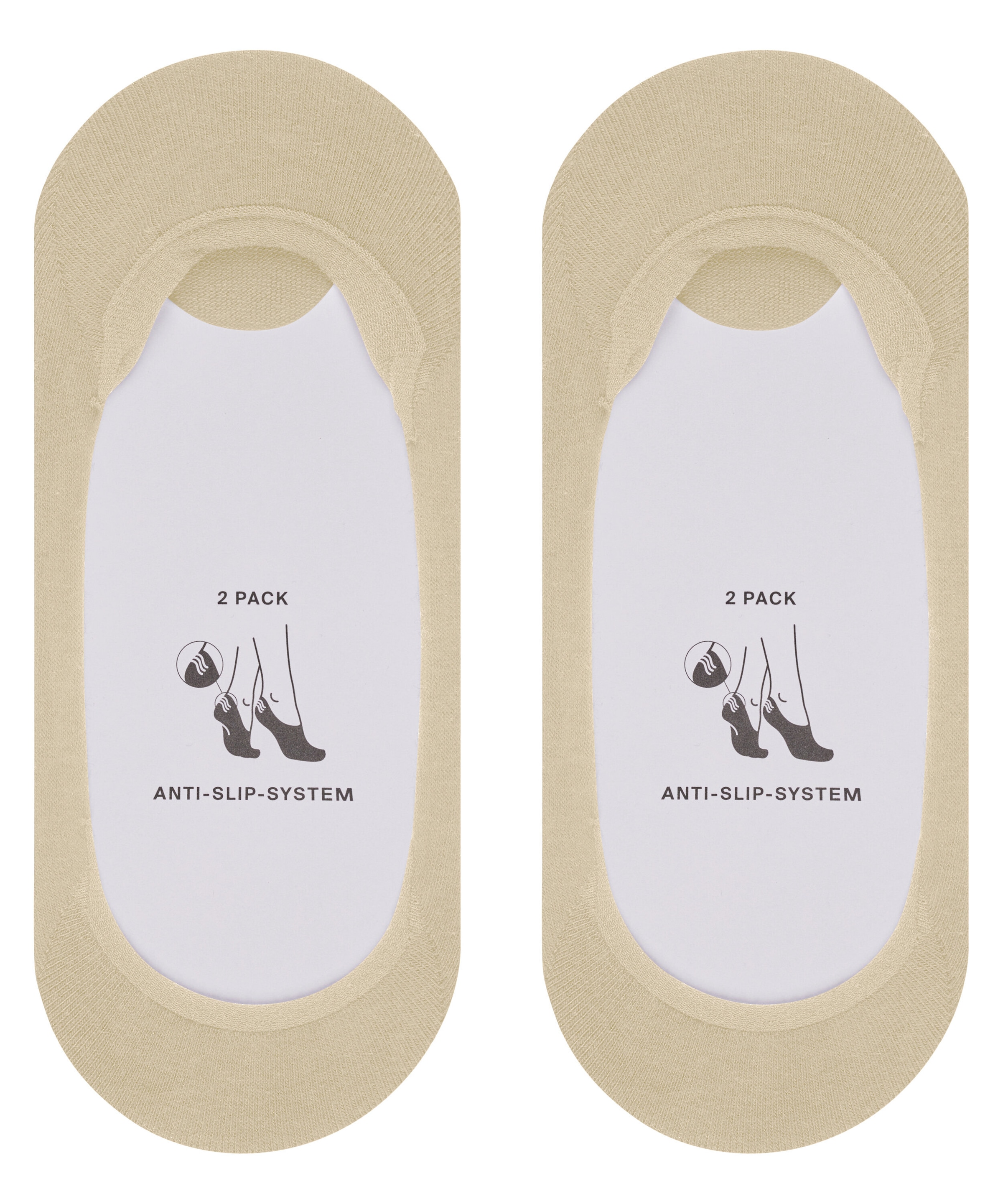 Esprit Füßlinge »Solid Low« 2 Paar,  elegant, verstärkt und aus weicher Baumwolle, dünn, Anti-Slip
