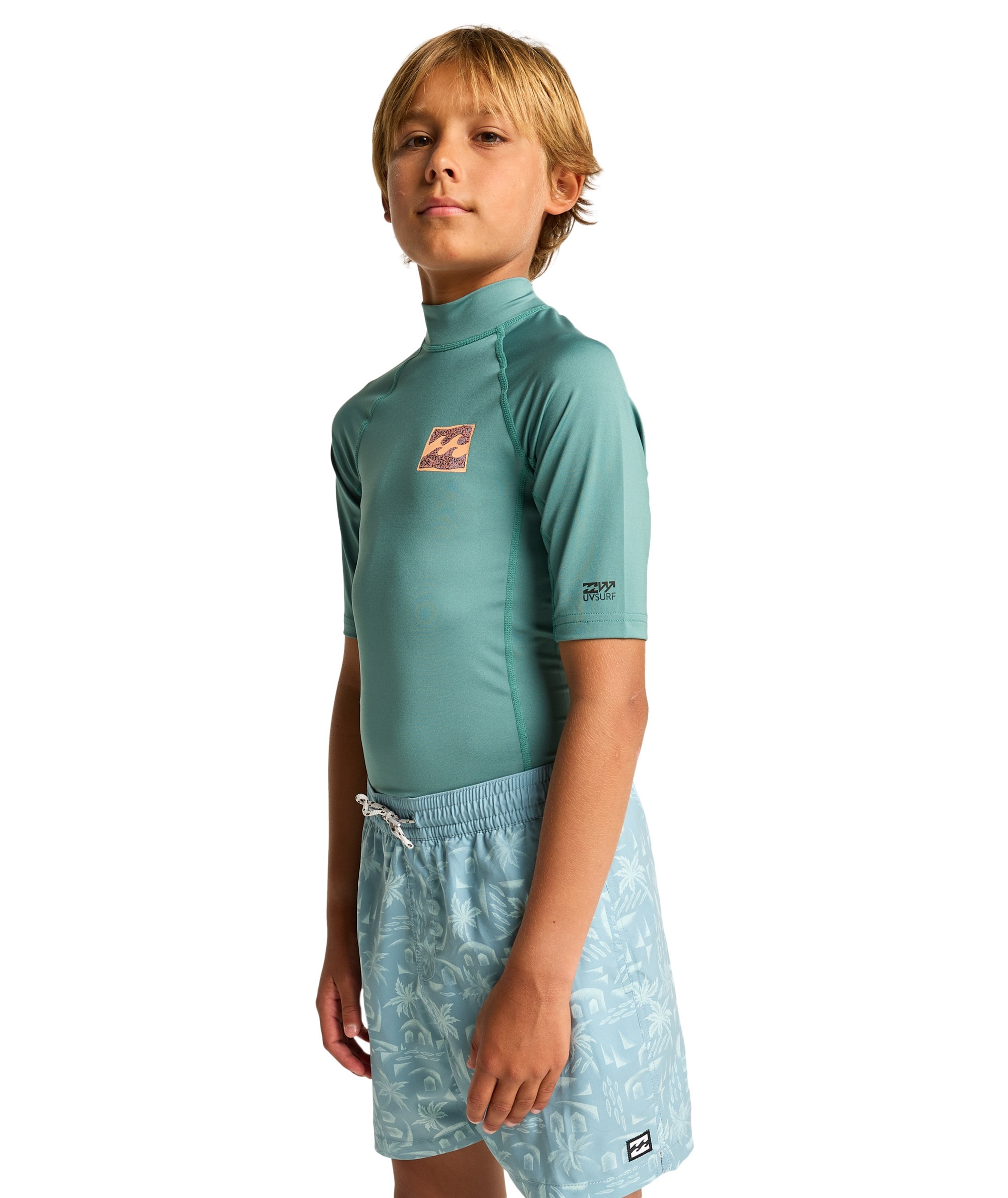 Billabong Strandshirt »RE ISHORT SLEEVEUE SHORT SLEEVE BOY« für Kinder und Jugendliche, sportlicher Stil, kurze Ärmel