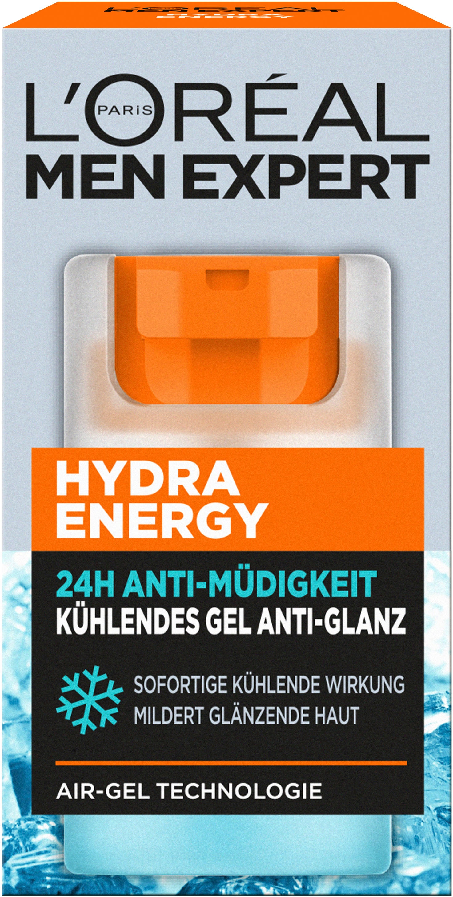 L'ORÉAL PARIS MEN EXPERT Gesichtsgel »Hydra Energy 24H Kühlendes Gel«, mit hoher Wirksamkeit