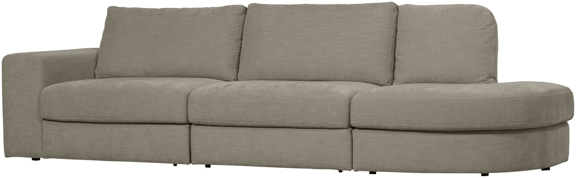 WOOOD 2,5-Sitzer »Family 2,5-Sitzer Sofa Rundung Links«, mit Ottomane