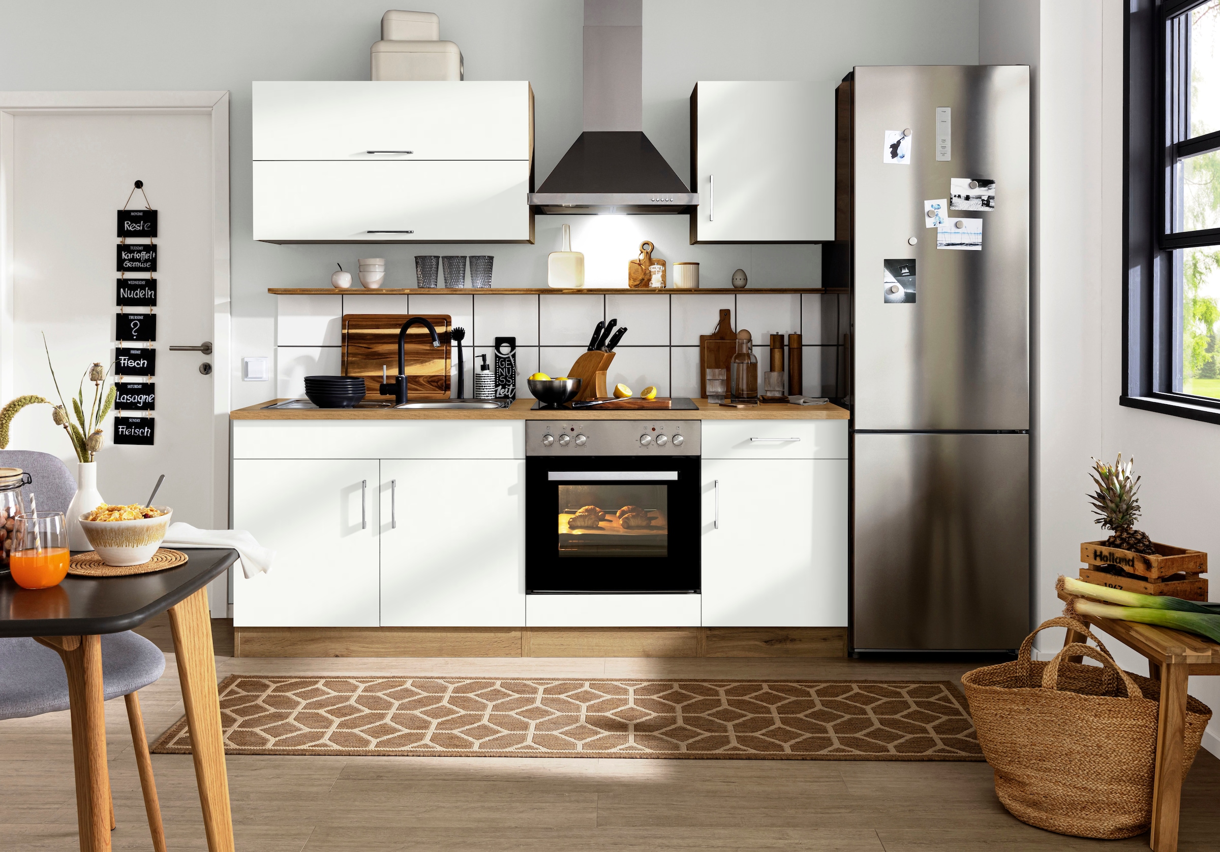 KOCHSTATION Hängeschrank »KS-Colmar« 50 cm, mit Metallgriff