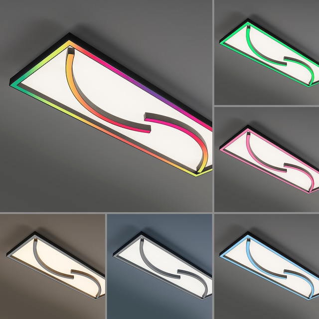 Paul Neuhaus RGB-Rainbow, 2 CCT inkl. über bei online dimmbar, flammig-flammig, OTTO LED, kaufen - »SERPENT«, Deckenleuchte Fernbedienung, Funk