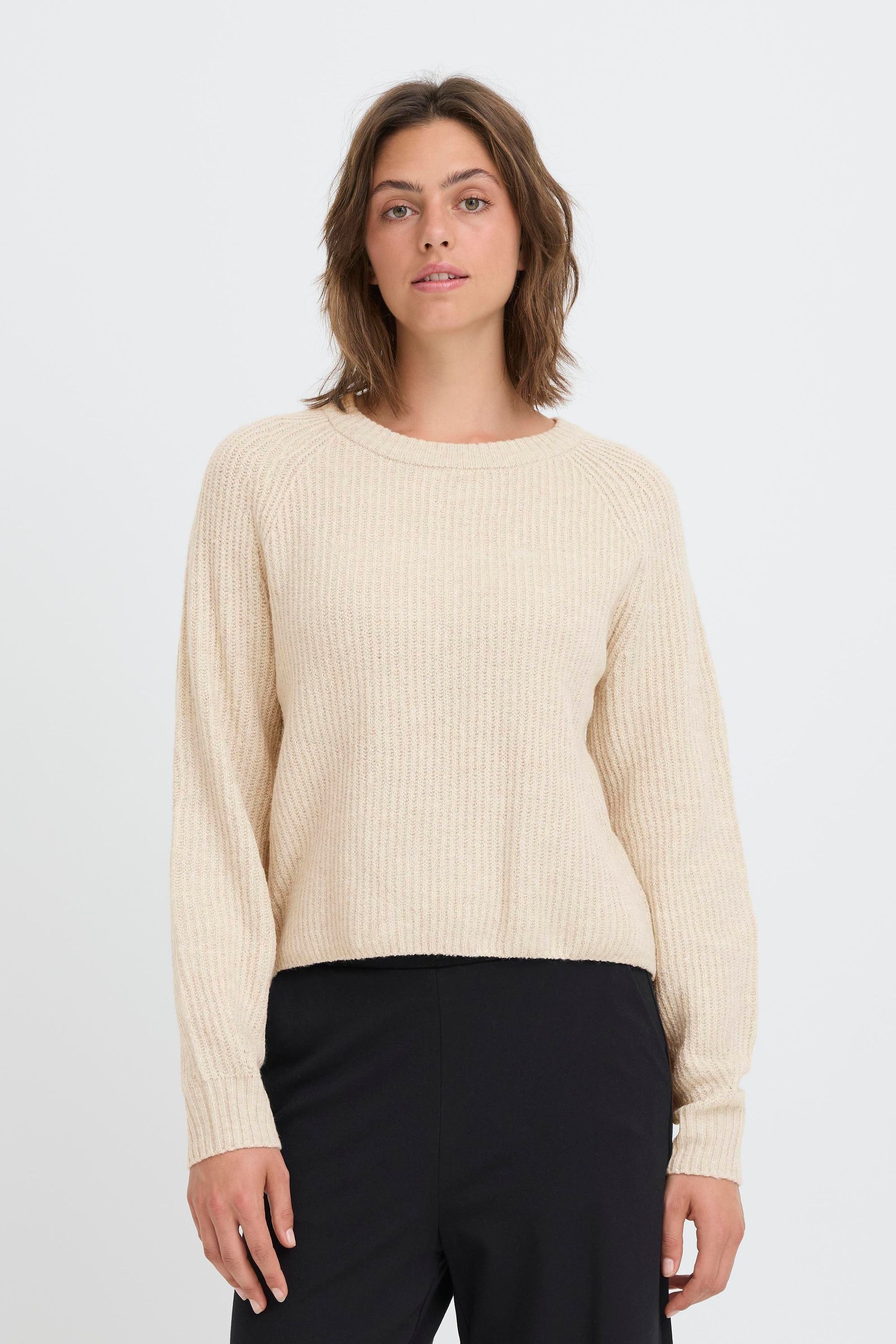 OXMO Strickfleece-Pullover »Strickpullover OXIFANSI«