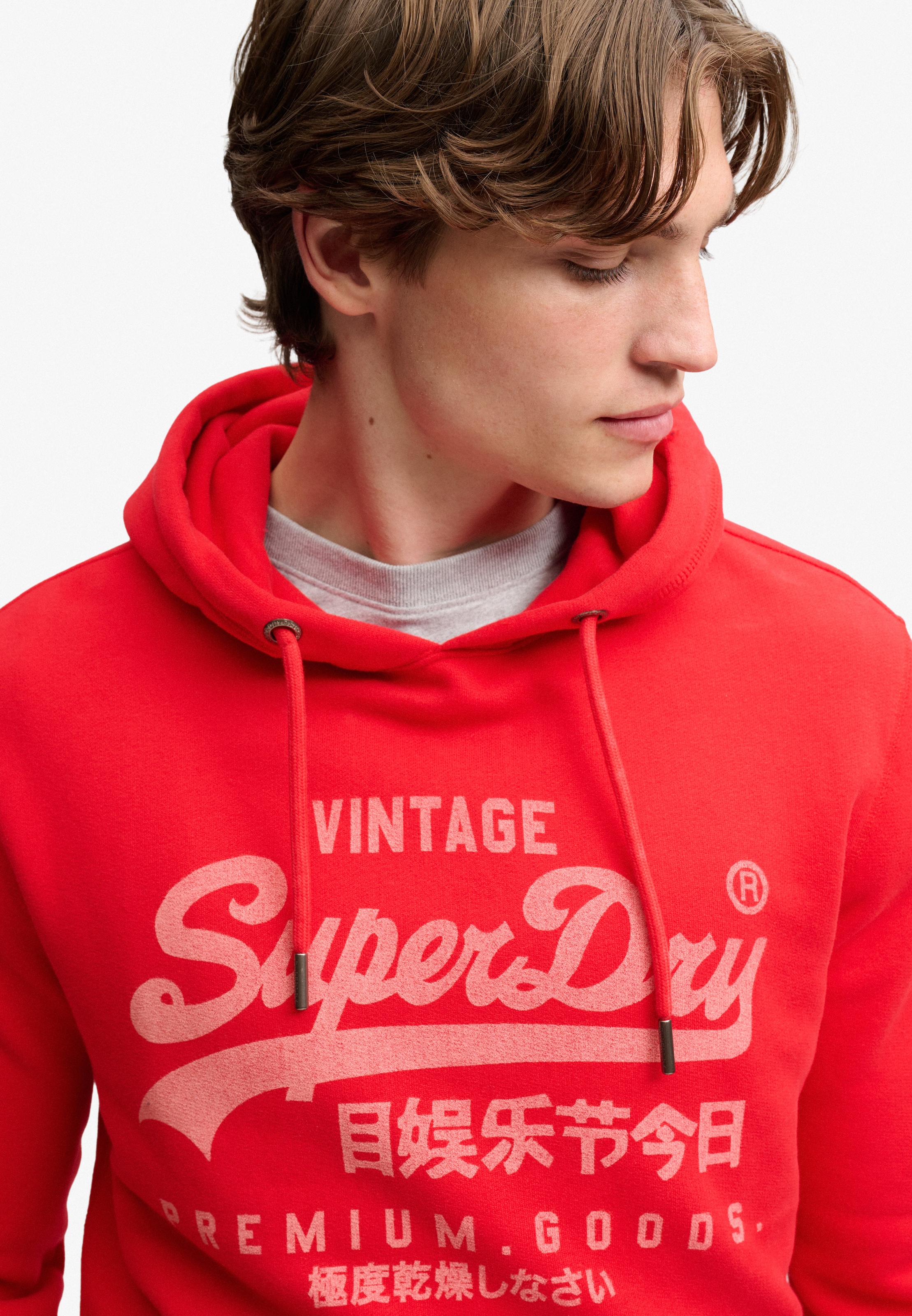 Superdry Kapuzensweatshirt »VL CLASSIC HOOD«, Baumwollmischung, relaxed fit
