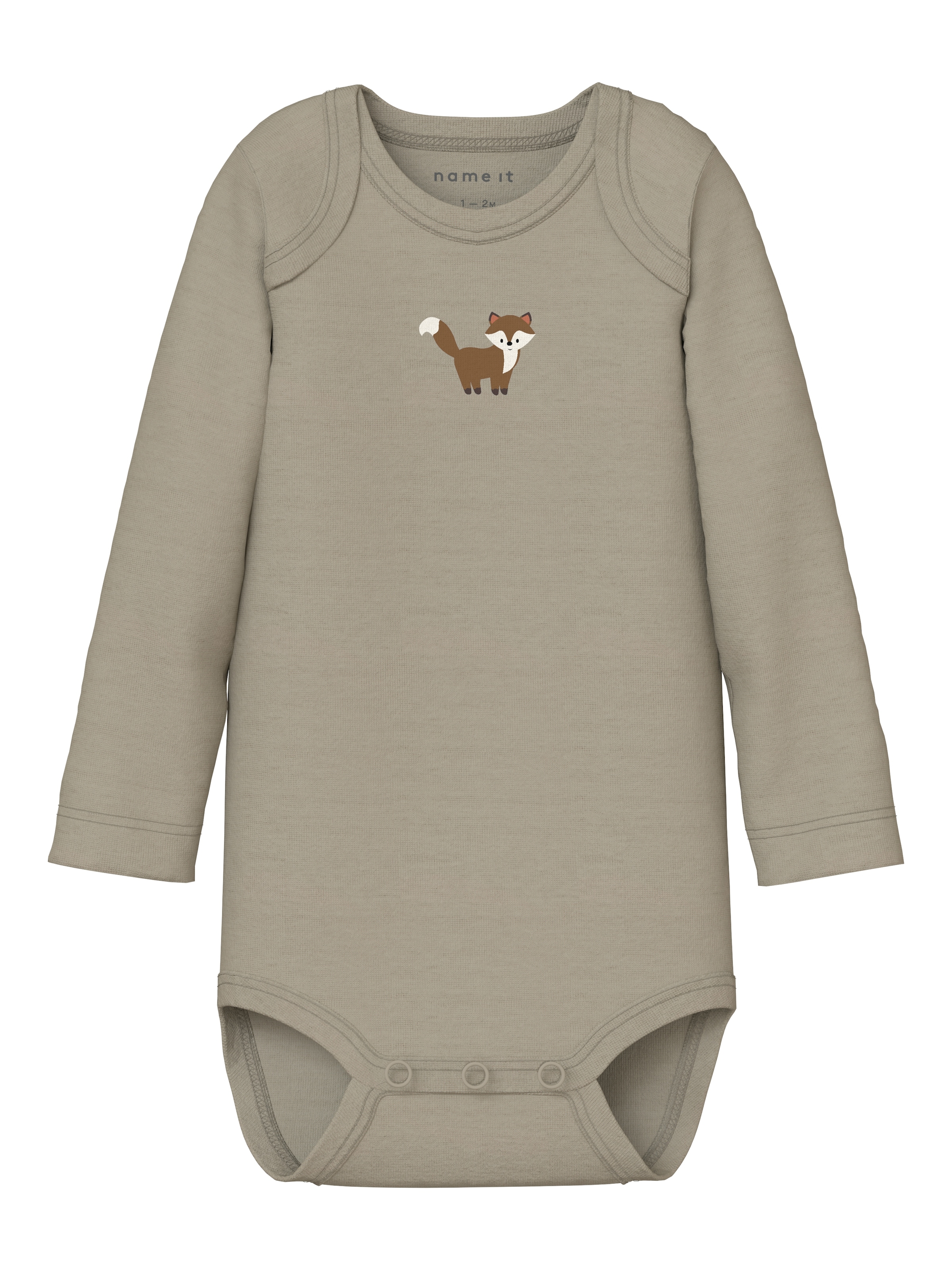 Name It Langarmbody »NBMBODY 3P LS FOX NOOS« Packung, 3 tlg.