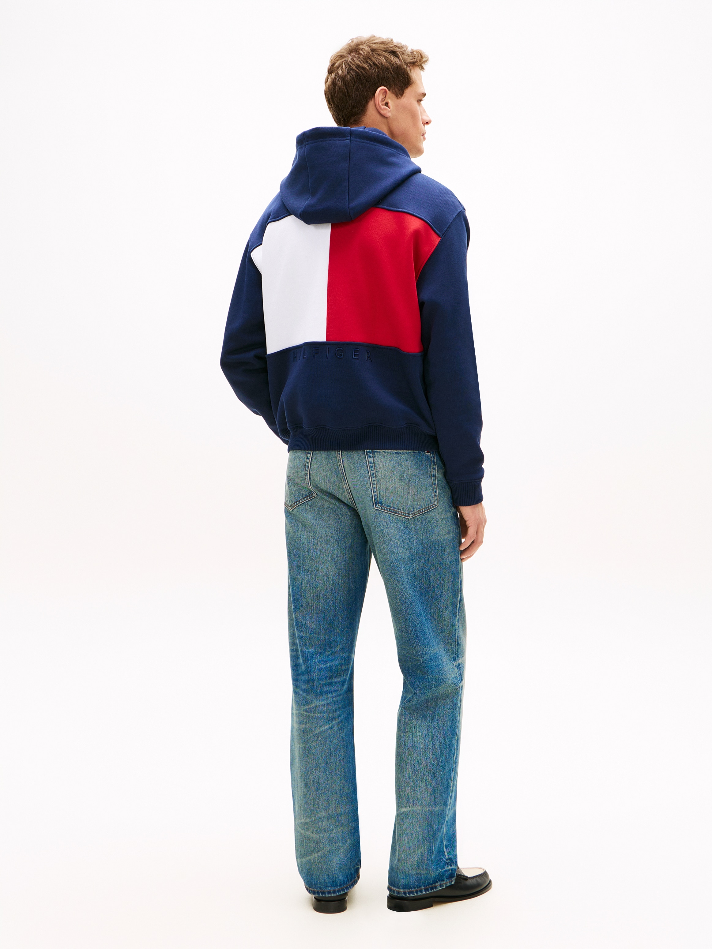 Tommy Hilfiger Kapuzensweatshirt »FLAG«, Regular fit
