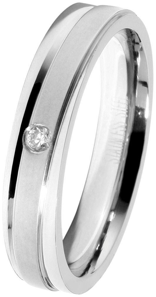 Adelia´s Fingerring »Damen Ring aus Edelstahl«