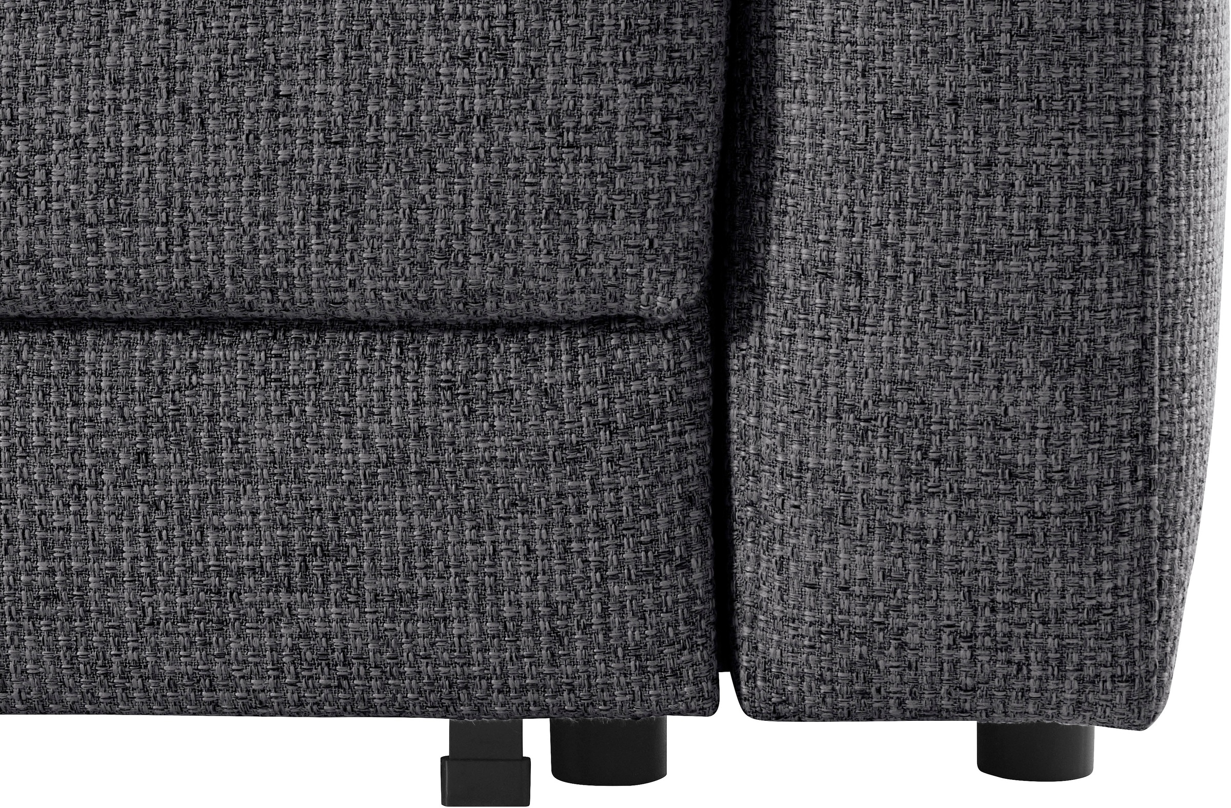 Places of Style Ecksofa »Bloomfield, bequem und elegant, L-Form«, wahlweise mit Bettfunktion und Bettkasten