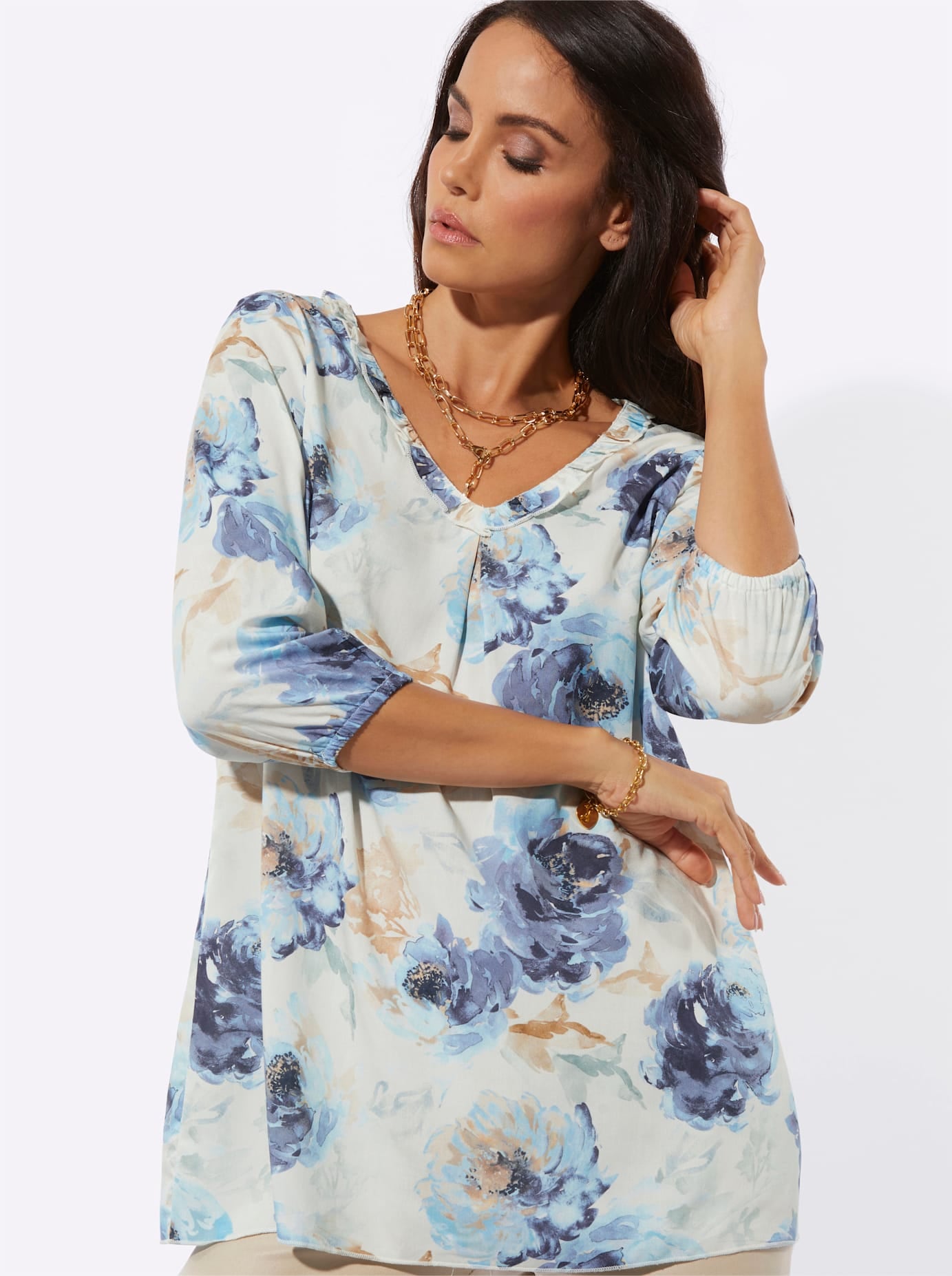 creation L Druckbluse