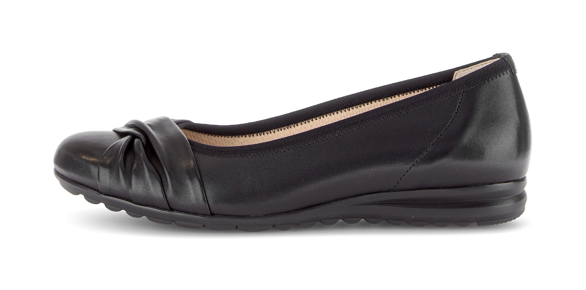 Gabor Ballerina »FLORENZ«  Businessschuh, Slipper, Schlupfschuh mit Zierriegel, Weite G (=weit)