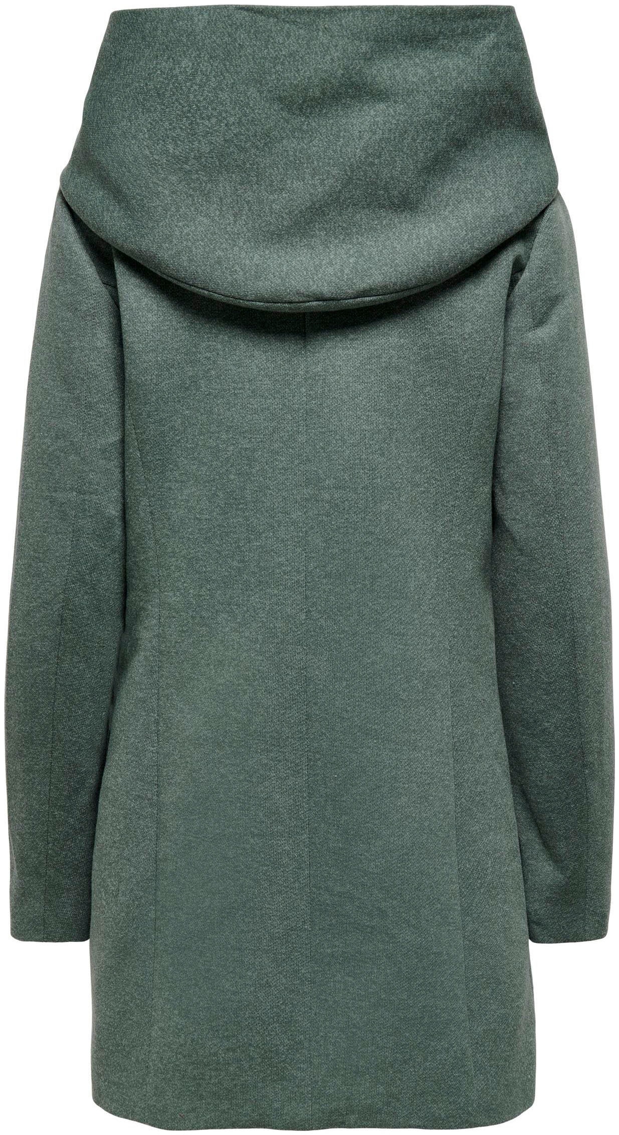 ONLY Langjacke »ONLSEDONA LIGHT COAT OTW NOOS«, mit Kapuze, in melierter Optik