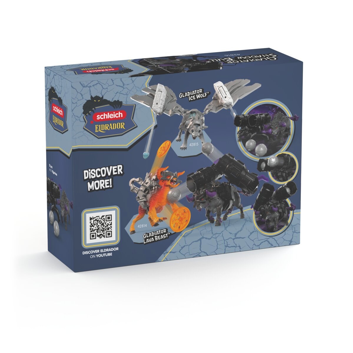 Schleich® Spielfigur »ELDRADOR® CREATURES, Gladiator Schattenstier (42816)«