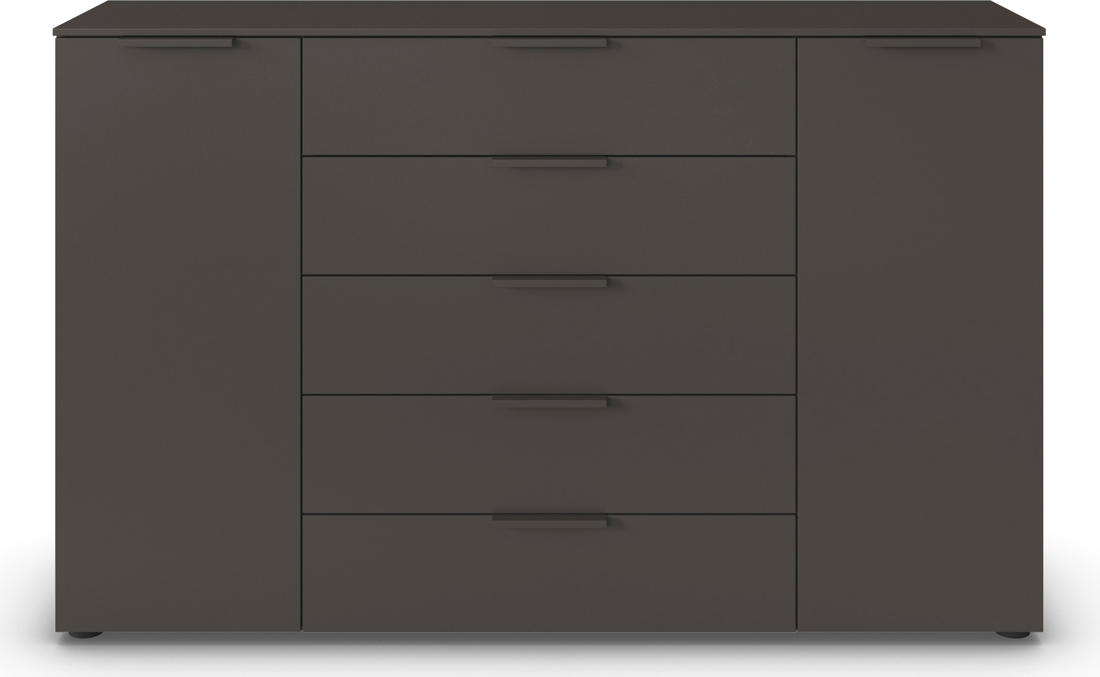 rauch Kommode »Flipp Schubladenkommode Wäscheschrank Schrank Bestseller«, 2-türig mit 5 Schubladen und Soft-Close-Funktion in zwei Breiten