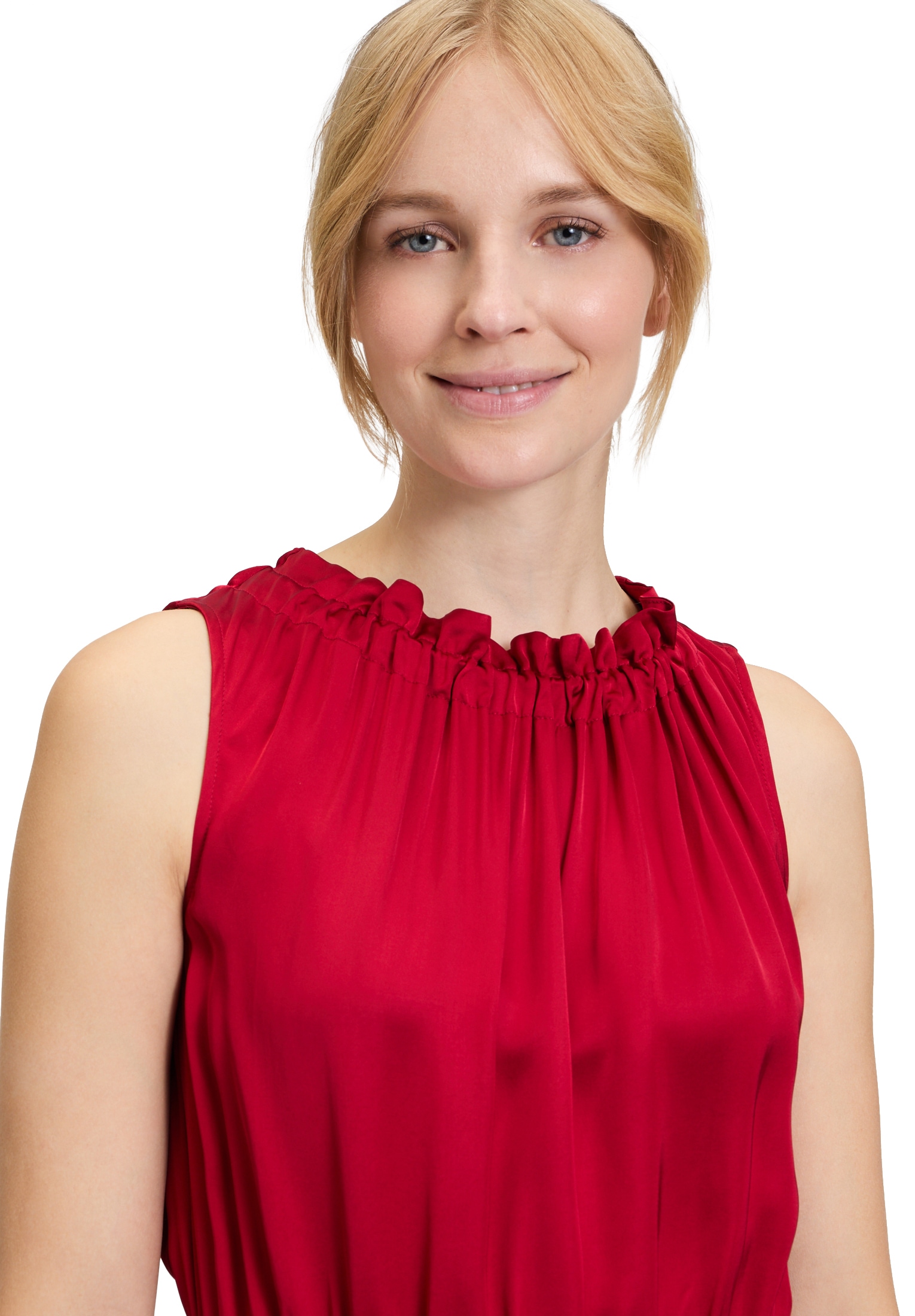 Betty&Co A-Linien-Kleid »Freizeitkleid mit Bindegürtel«