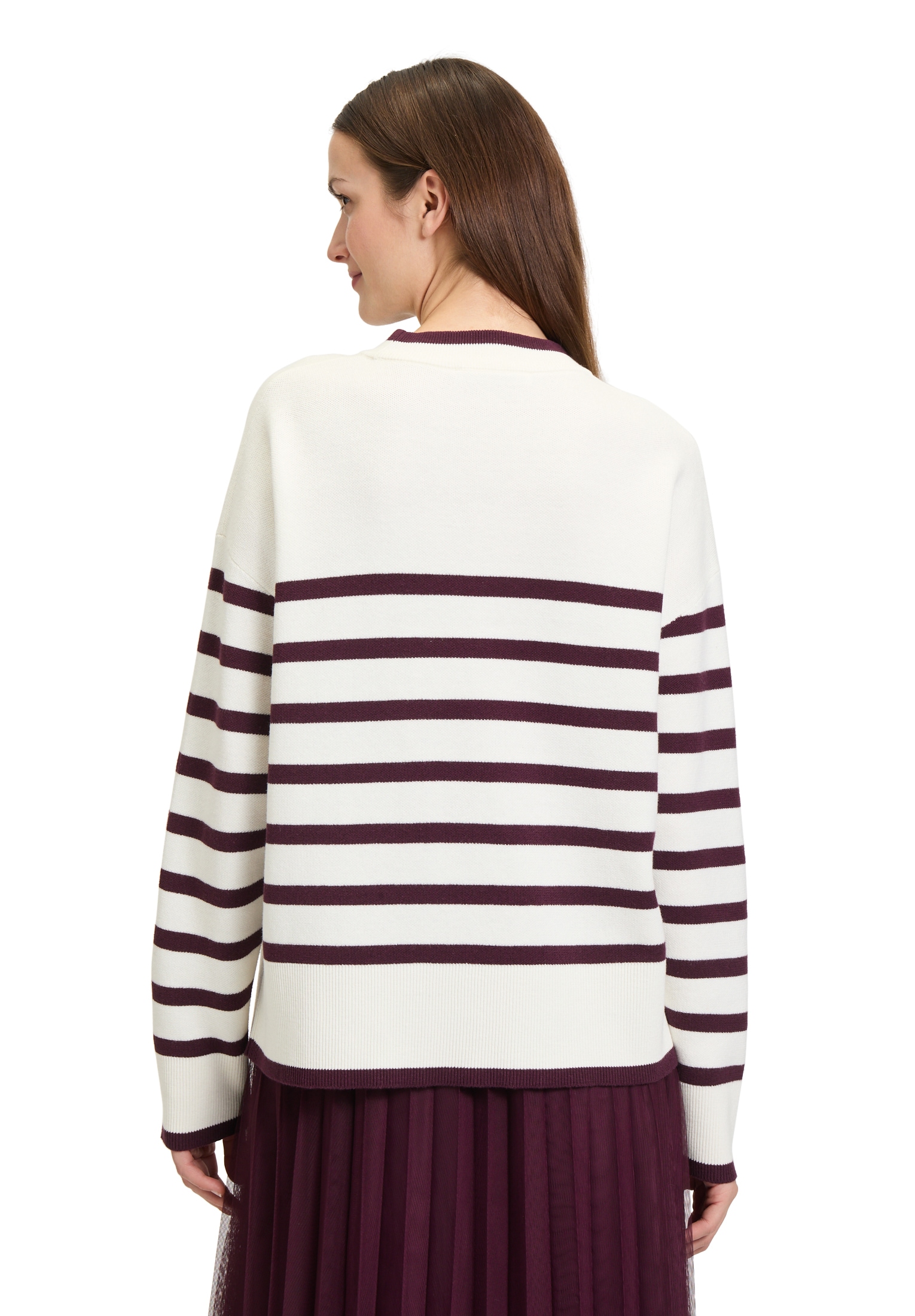 Betty&Co Strickpullover »Strickpullover mit Streifen«