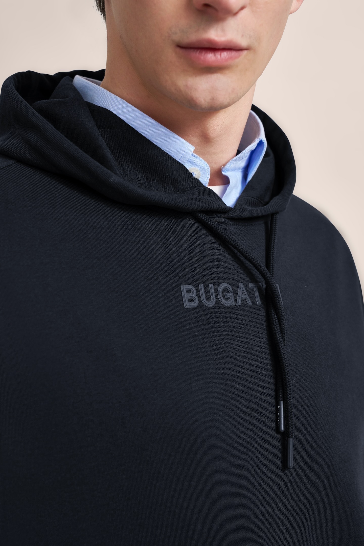 bugatti Sweatshirt, mit 3-D-Print