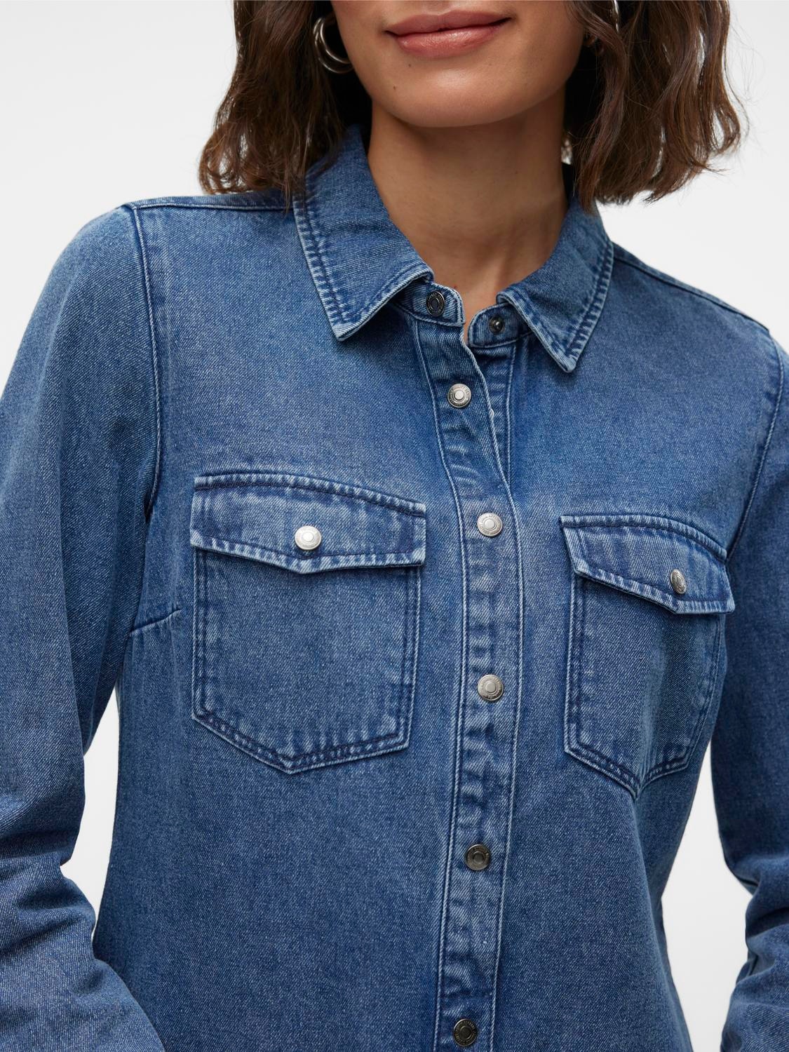 Vero Moda Jeansbluse »VMJENNIE LS DENIM SHIRT MIX NOOS«