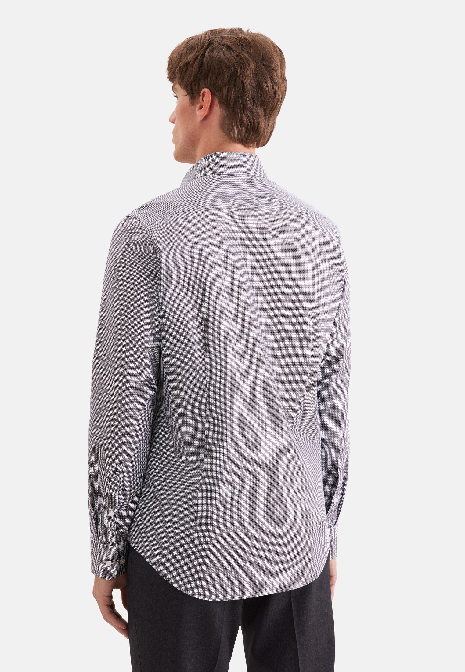 seidensticker Businesshemd »Schwarze Rose« Shaped 1/1 Kentkragen Druck