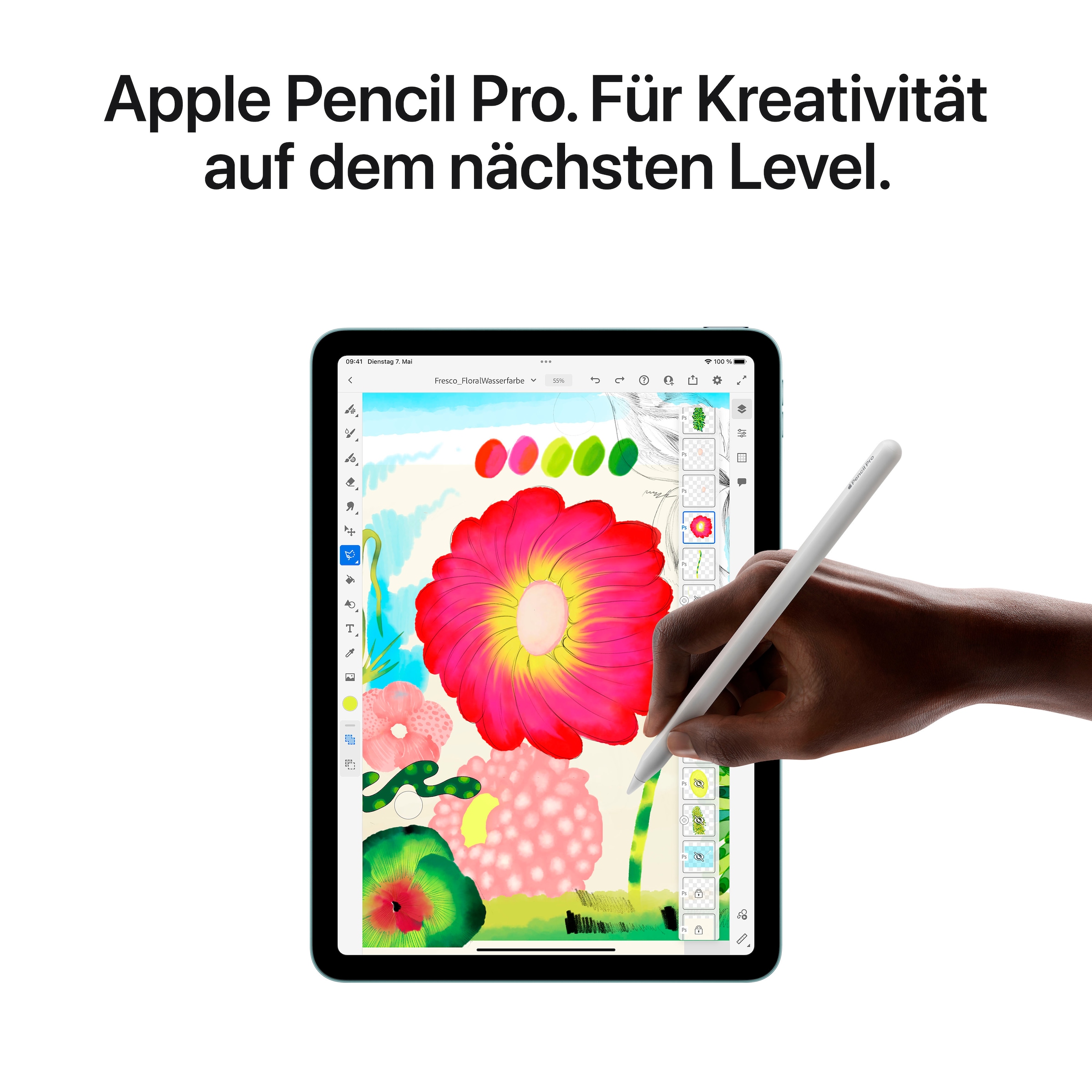 Apple Tablet »11" iPad Air Wi-Fi 512GB«, (27,59 cm / 10.86 Zoll), iPadOS,)
