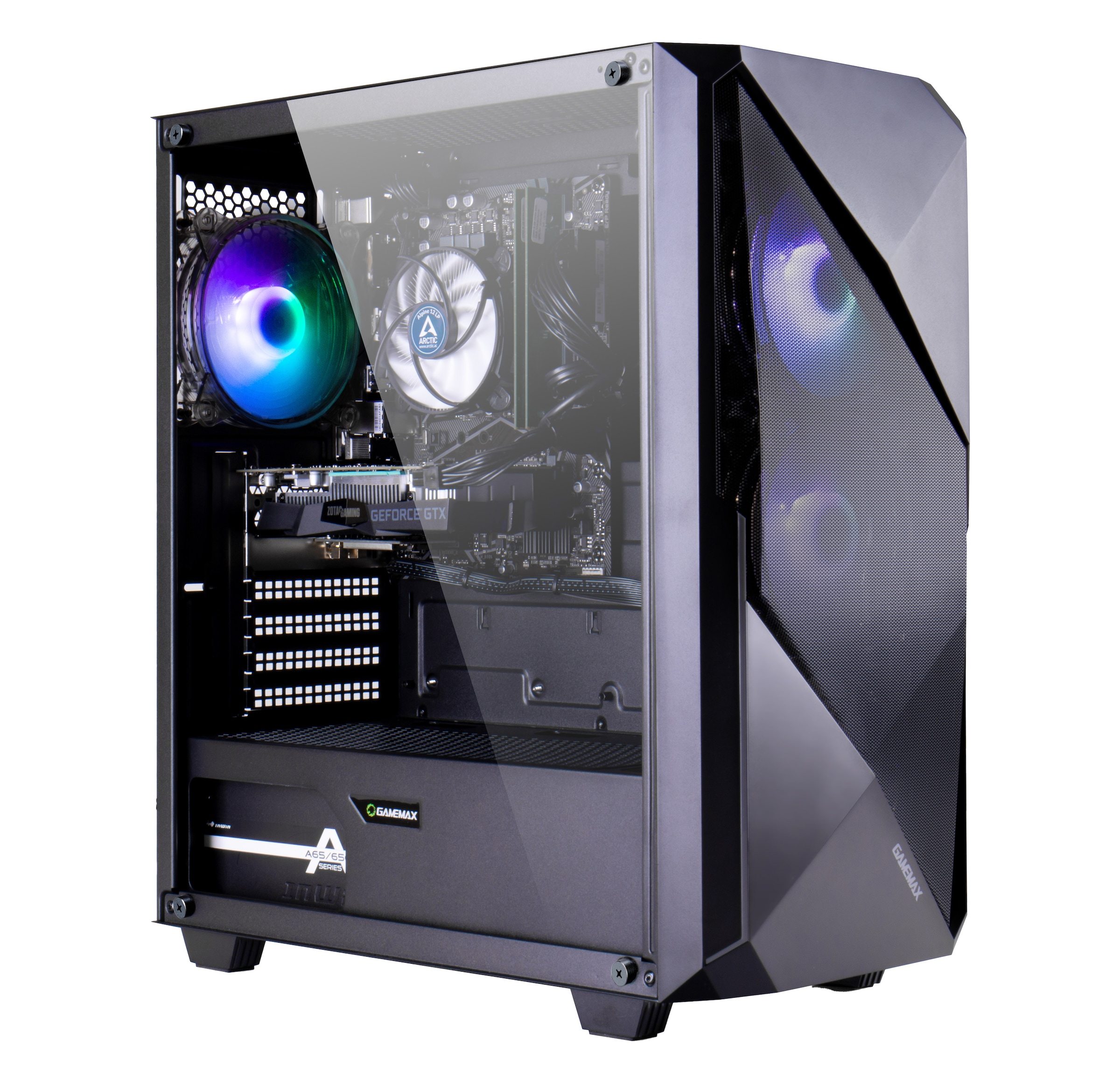 Hyrican PC-Komplettsystem »Gaming-PC Striker SET02499«, Windows 11 + MSI PRO MP273A Monitor, 69cm (27")