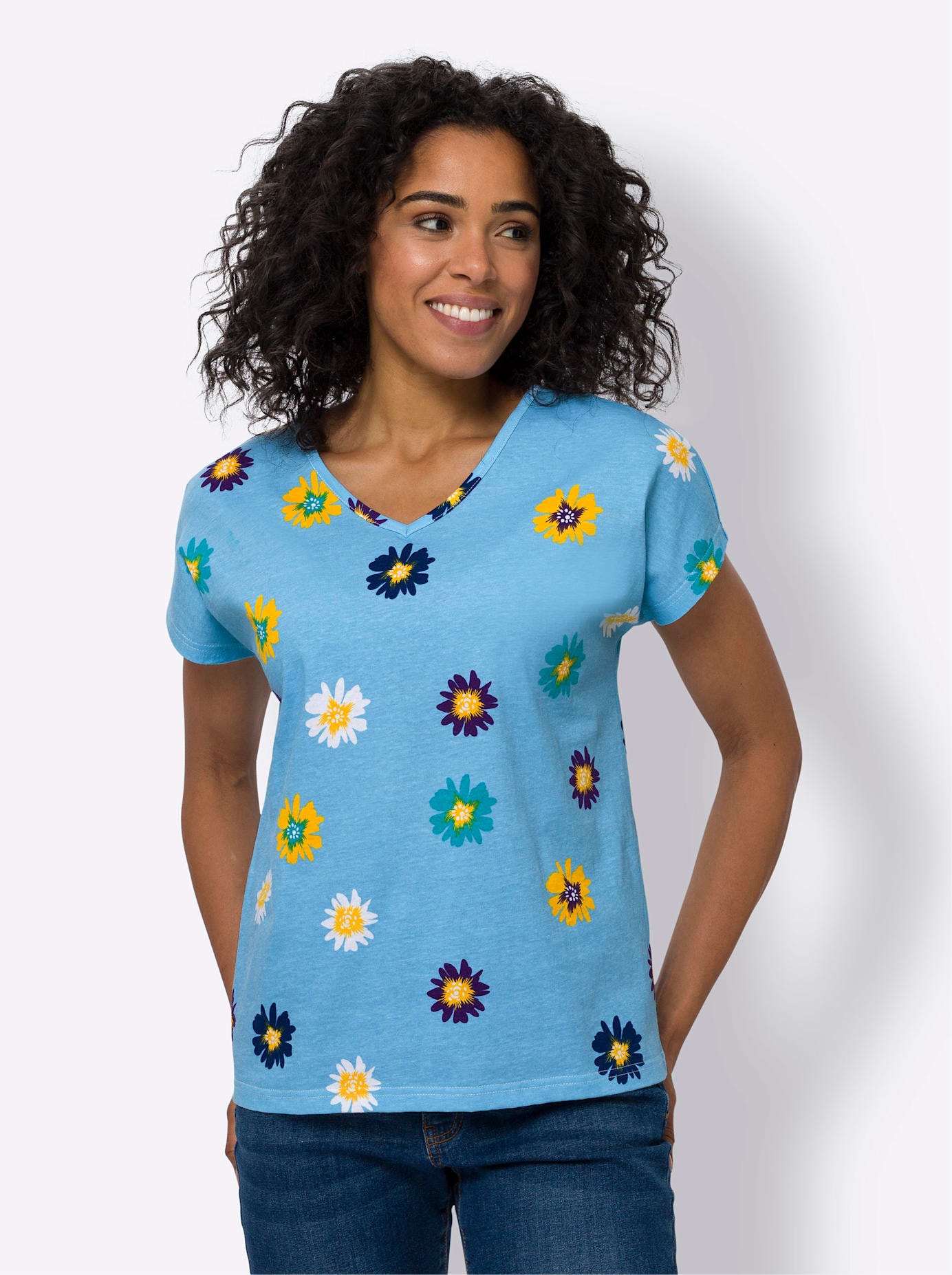 Classic Basics Kurzarmshirt »V-Shirt« 1 Stk.