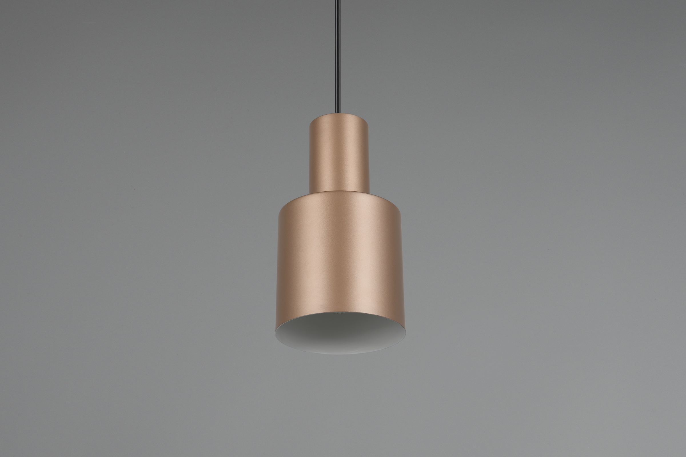 TRIO Leuchten Pendelleuchte »AGUDO, Hängelampe 1-flammig, exkl 1xE27 max 10W, höhenverstellbar« E27 1 Stk. warmweiß - kaltweiß Hängelampe Ø 12cm, bis max 150cm Abhängung, Küche Esszimmer Wohnzimmer