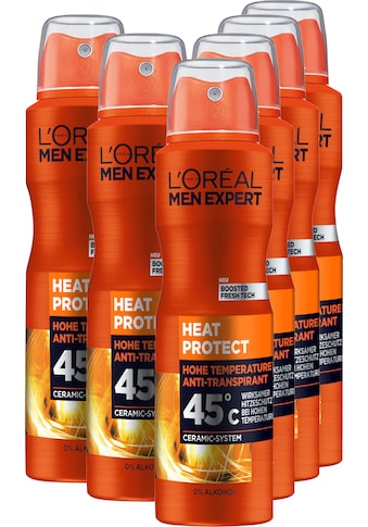 Deo-Spray »Deo Spray Heat Protect 45°C«, (Packung, 6 tlg.)