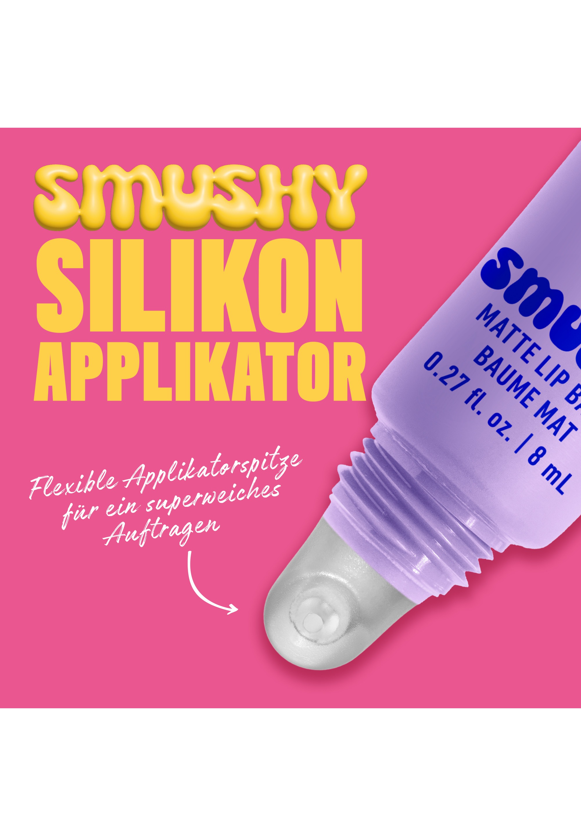 NYX PROFESSIONAL MAKEUP Lippenbalsam »SMUSHY MATTE LIP BALM« jeder der Farbtöne hat einen einzigartigen, süßen Duft