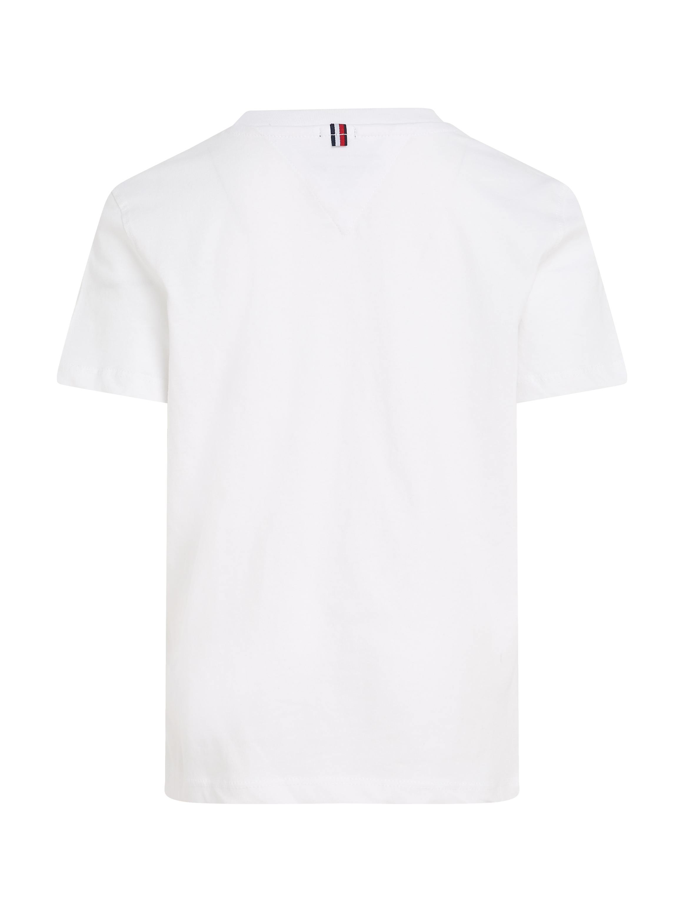 Tommy Hilfiger Rundhalsshirt »BOYS BASIC CN KNIT S/S«, mit Tommy Hilfiger Logo-Flag