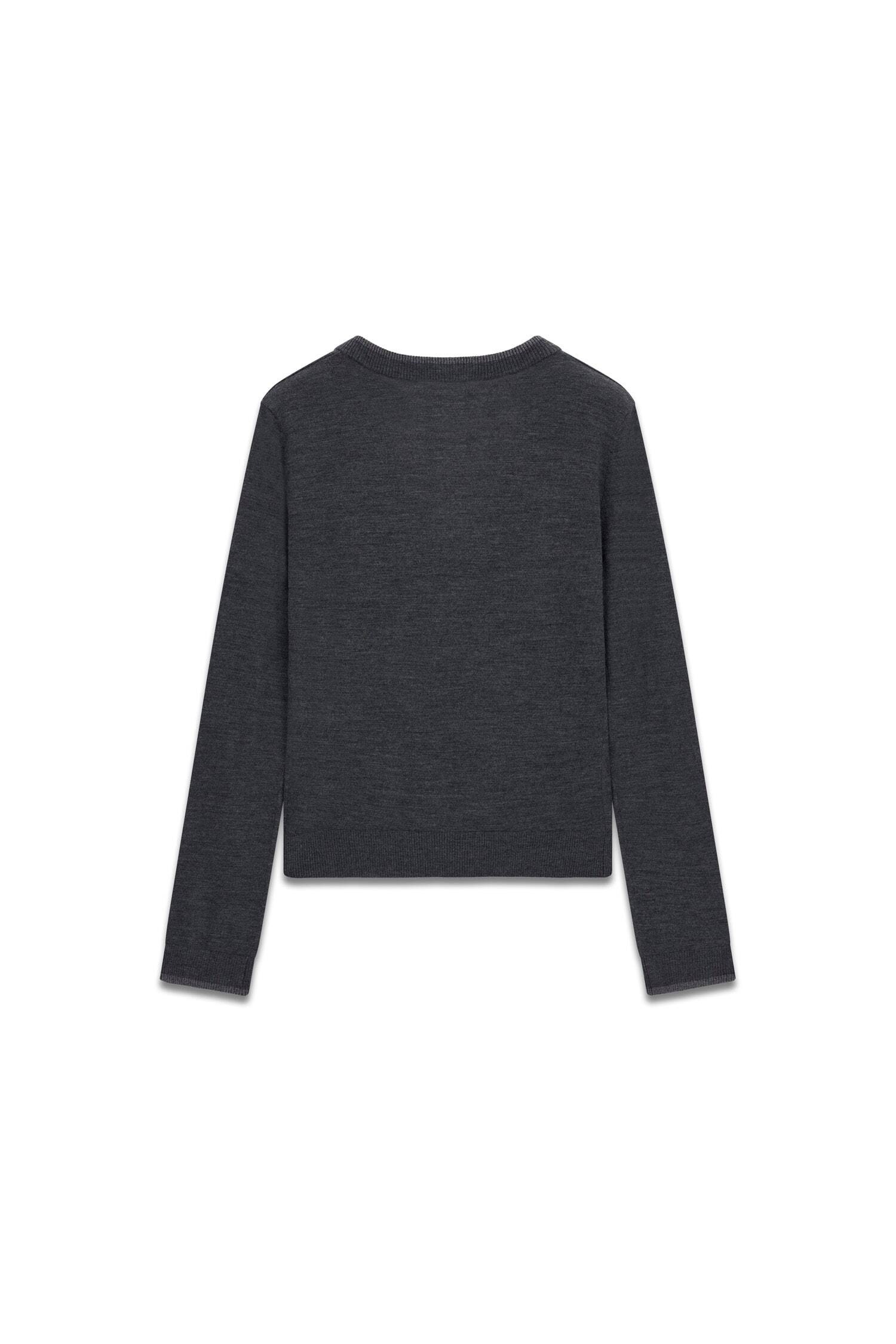 Guess Wollpullover »LS VN PRISCILLA SWTR« mit V-Ausschnitt, Merinowolle