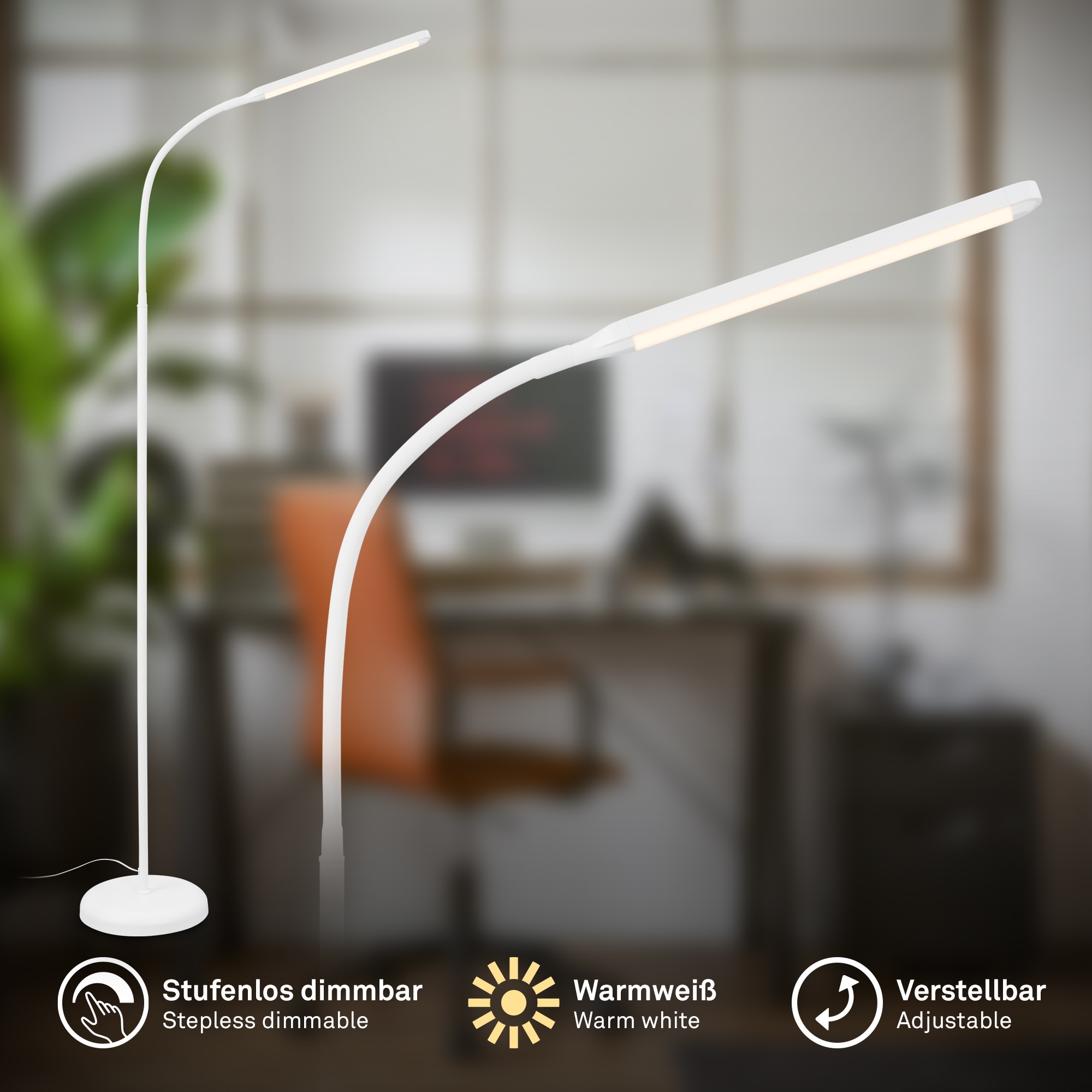 Briloner Leuchten LED Stehlampe »MURA 1660016«