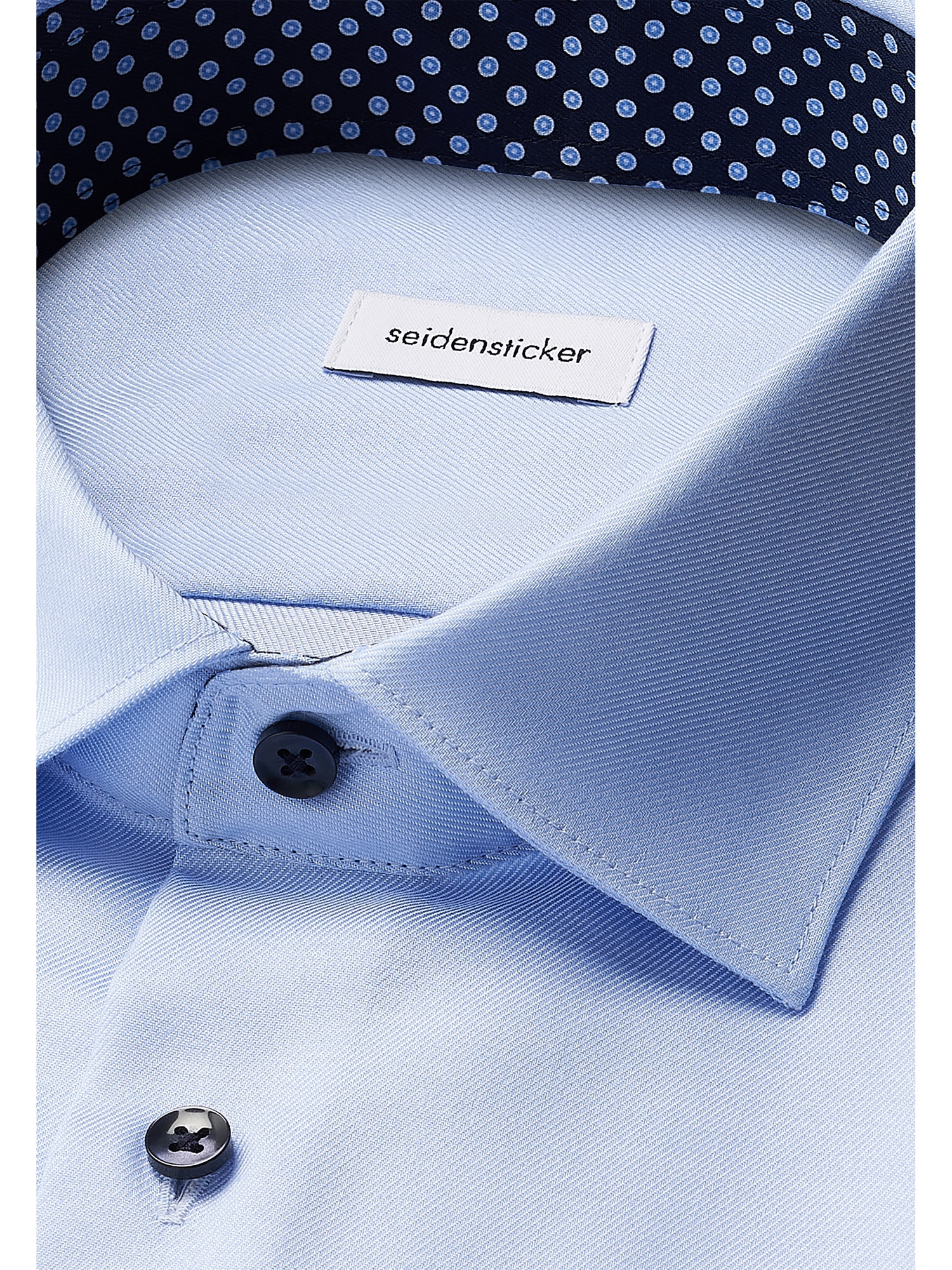 seidensticker Businesshemd »Schwarze Rose« Slim 1/1 Kentkragen Uni