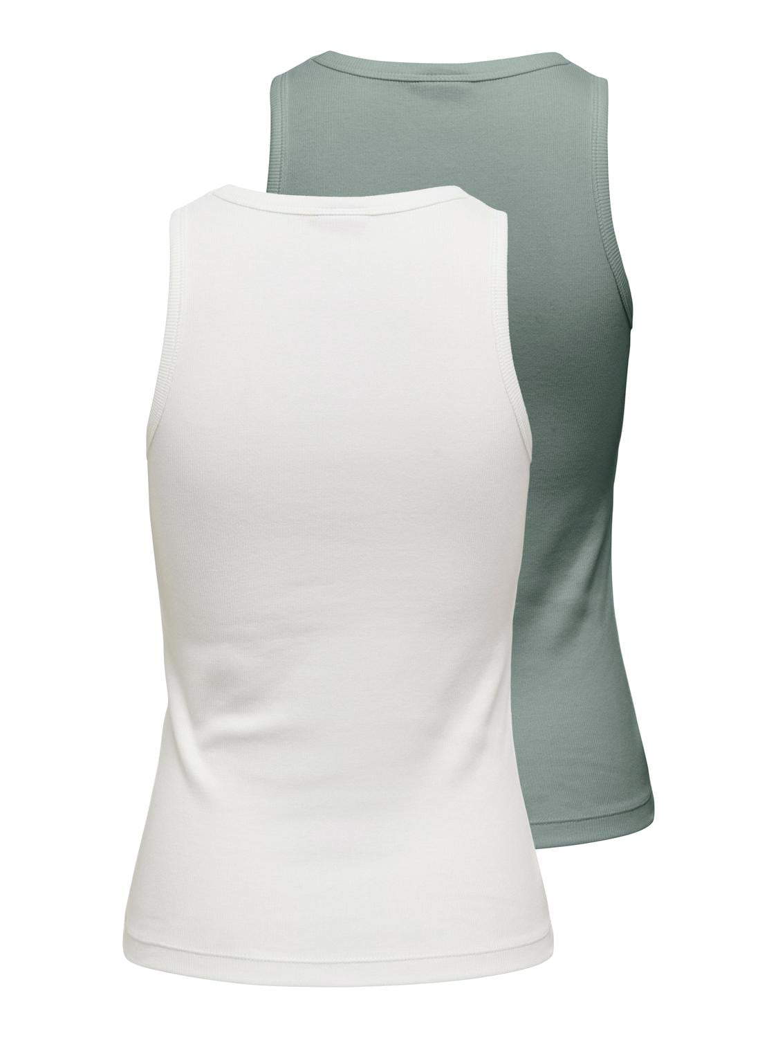 ONLY Tanktop »ONLSALLY TANK TOP 2 PACK CS JRS« Packung, 2er-Pack, 2