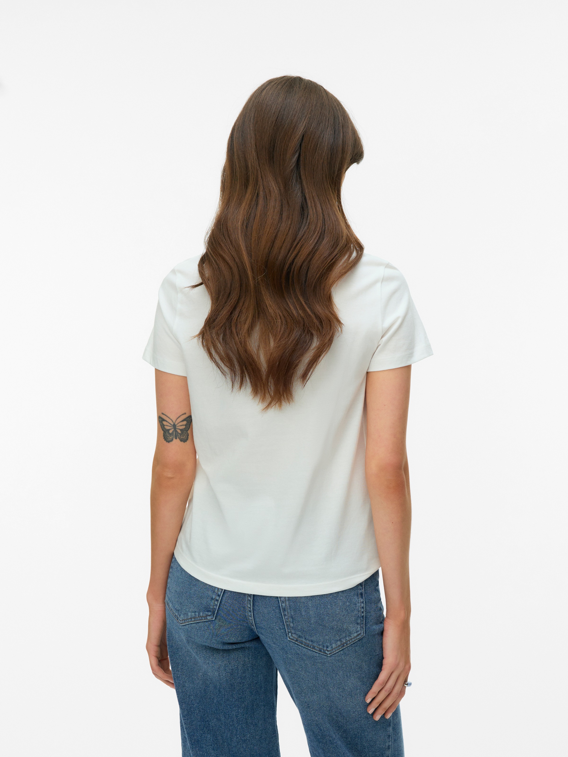 Vero Moda Kurzarmshirt »VMGLOW SS TOP BOX JRS« Baumwolle