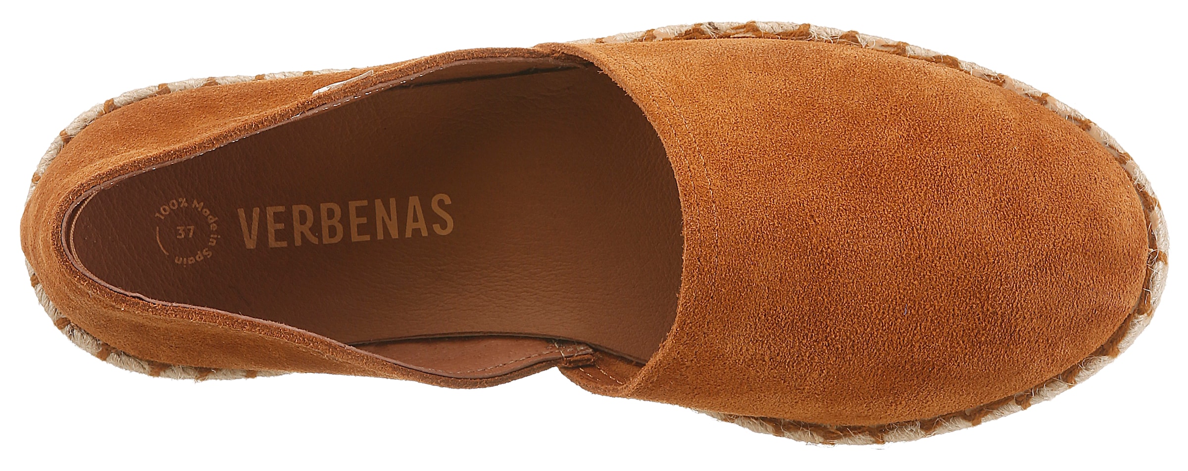 VERBENAS Espadrille »CARMEN SERRAJE«  Sommerschuh, Schlappen mit Jute-Rahmen
