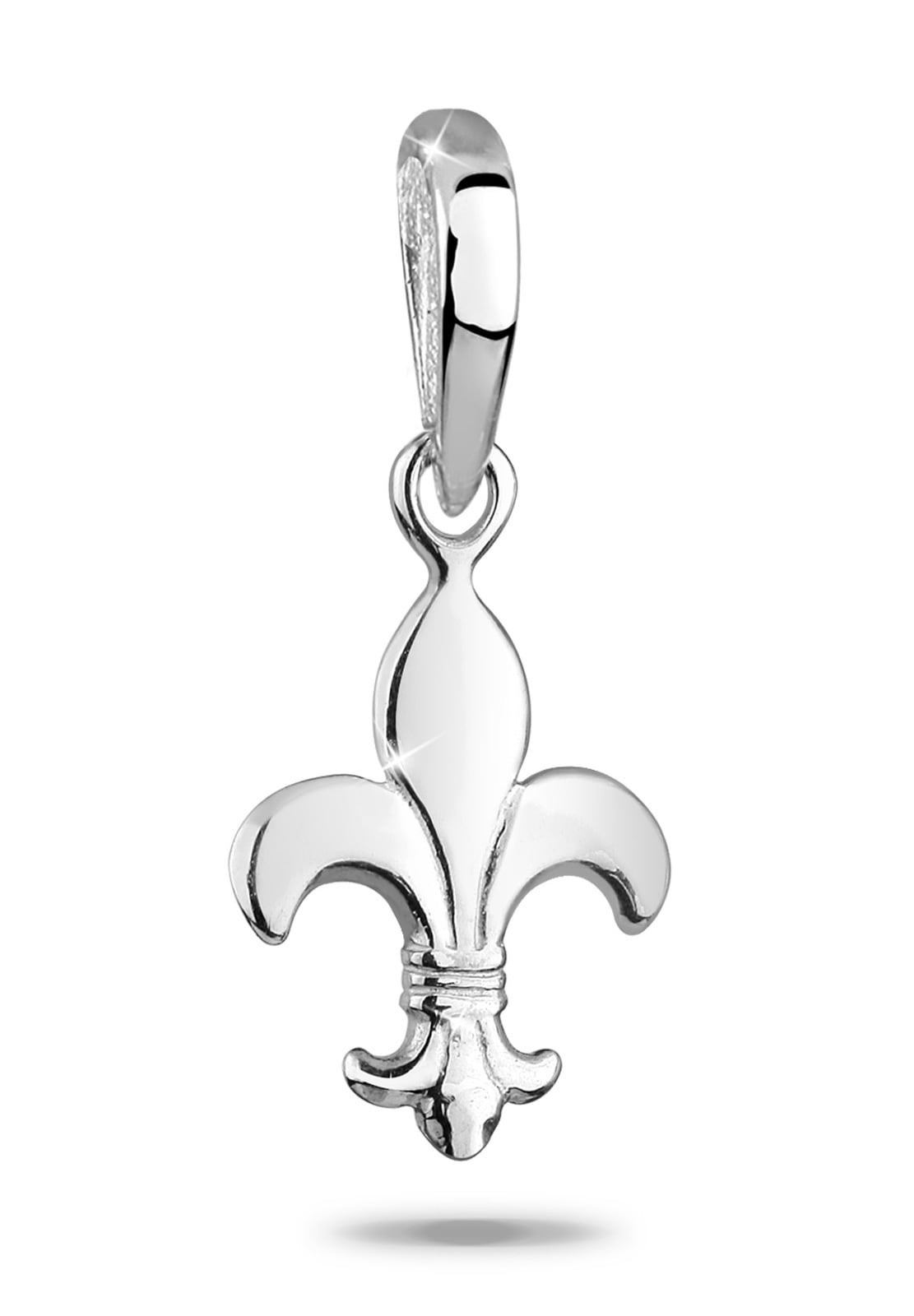 Amulett »Anhänger Schwertlilie Fleur de Lis 925 Sterling Silber«