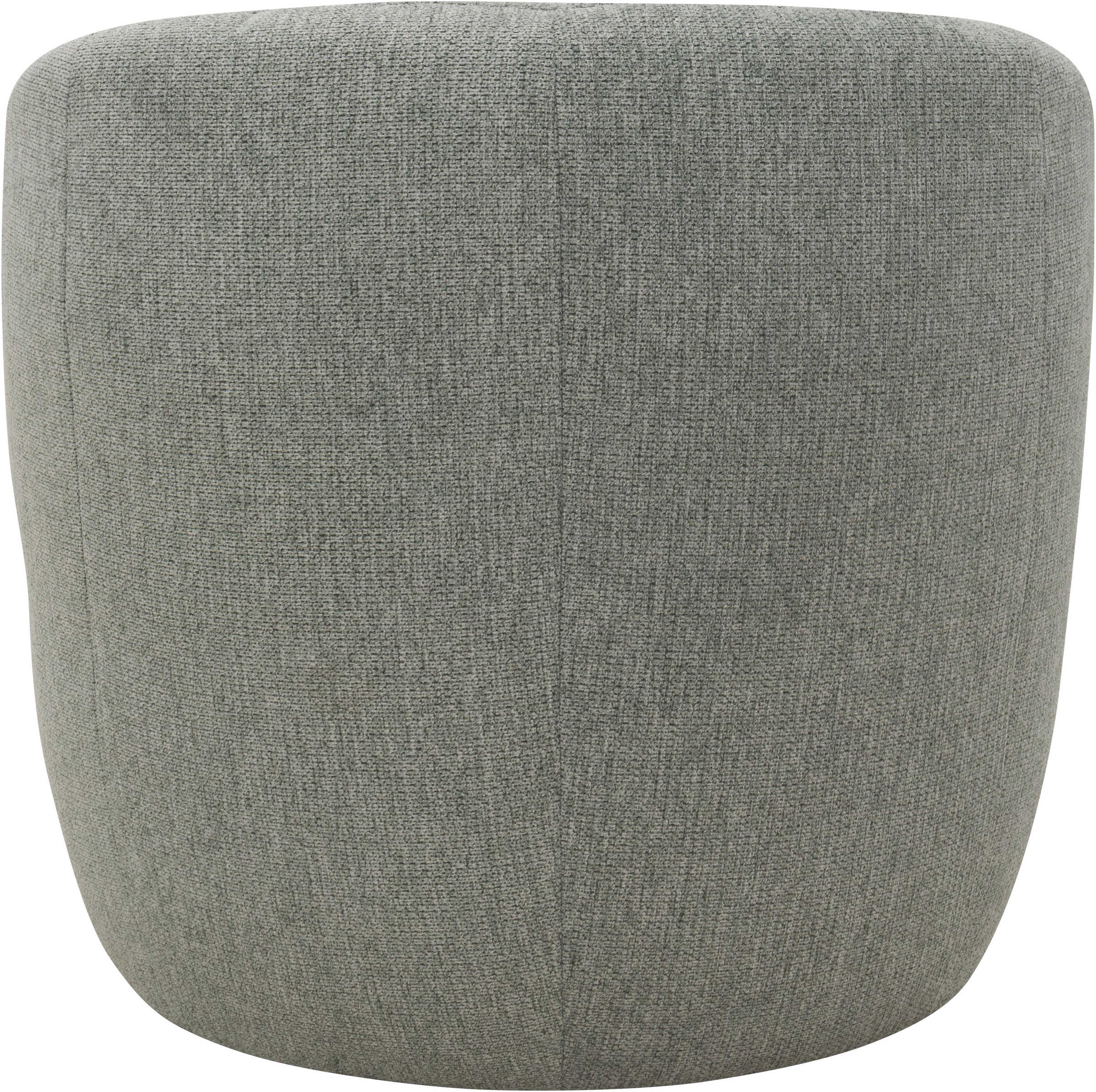 DOMO collection Sessel »Obidos moderner Loungesessel« Struktur weich, grau