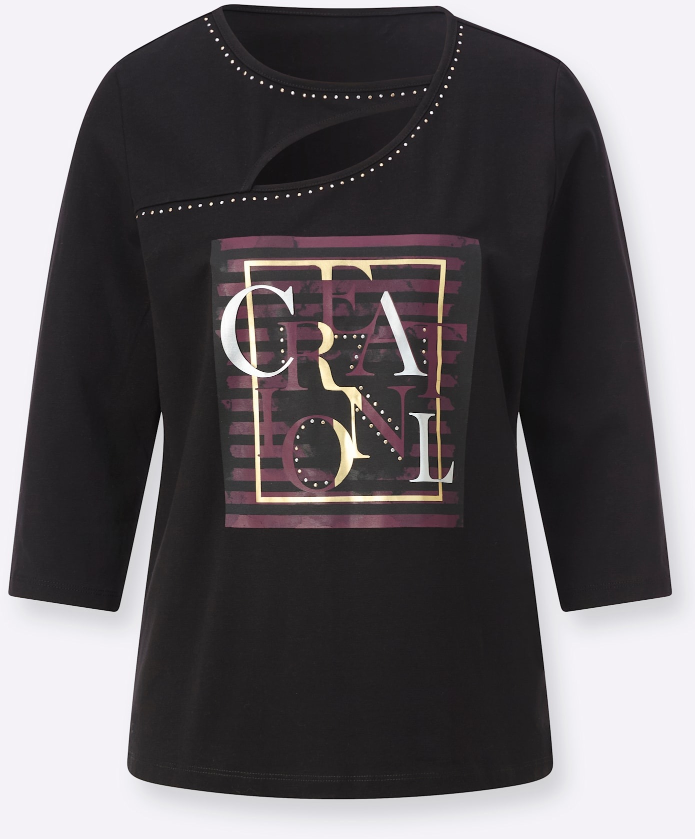 creation L 3/4-Arm-Shirt »Druck-Shirt« 1