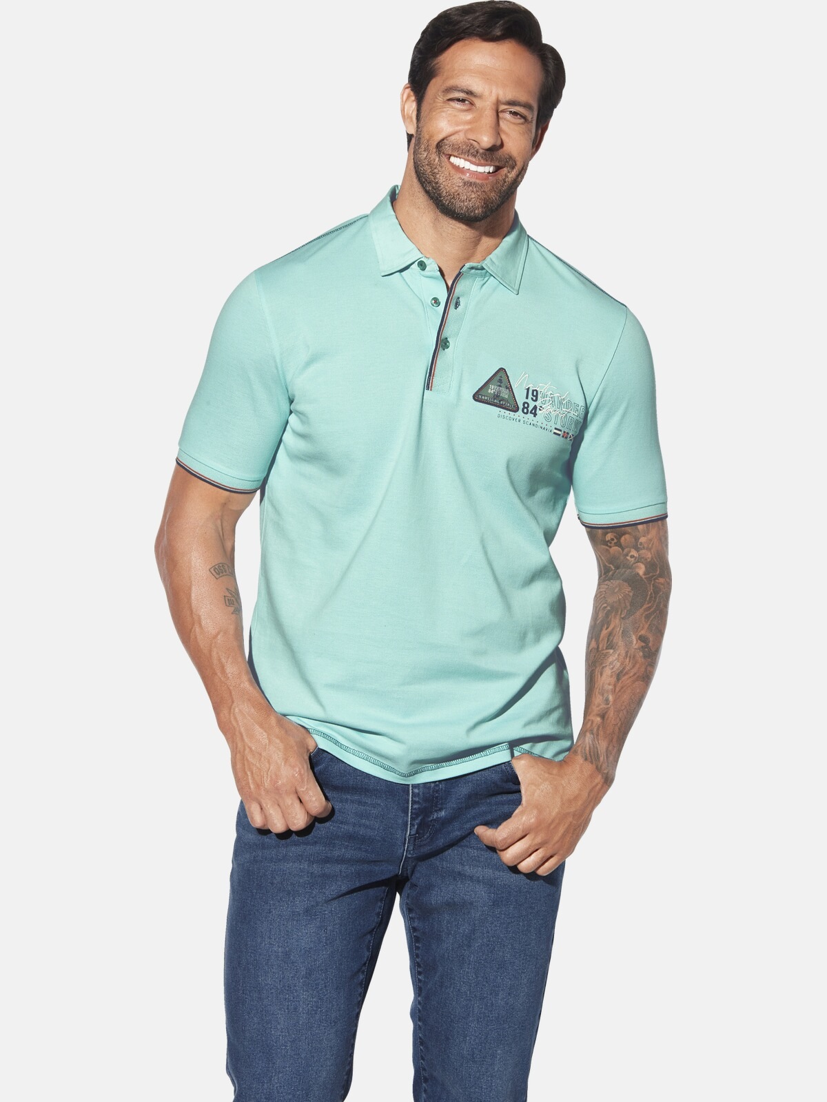 Jan Vanderstorm Poloshirt »Poloshirt KNUTLAND«