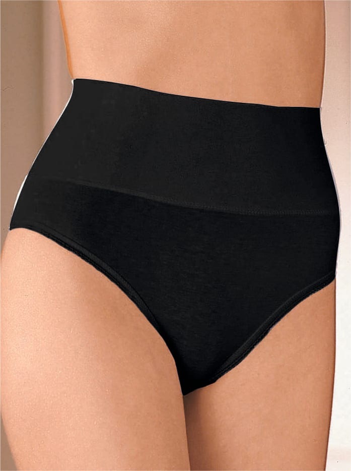 DamenFormslip3Stk.tlg. in schwarz, Größe 40/42