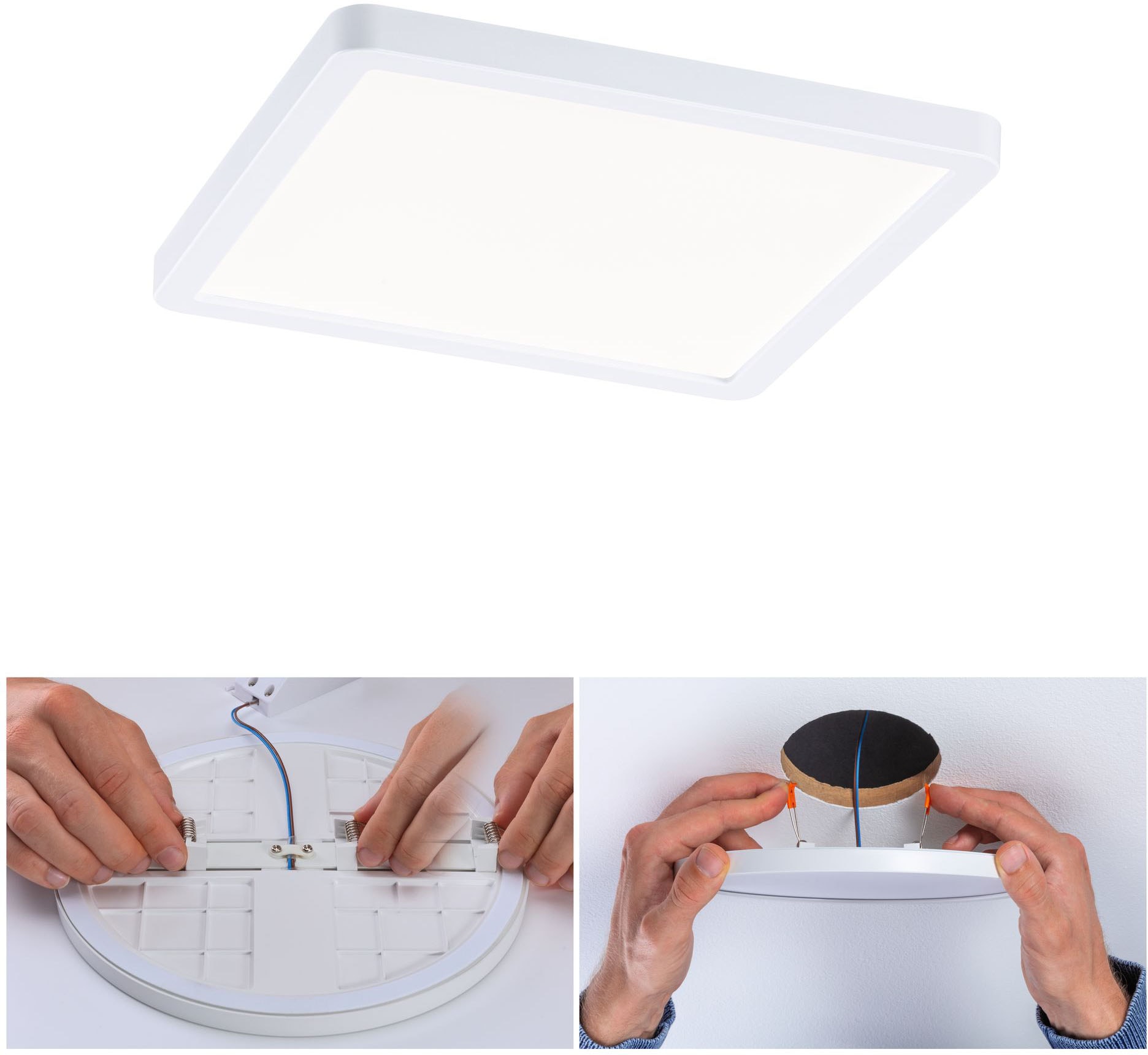 Paulmann LED Einbauleuchte »Areo«, Schutzart IP44, 3-Stufen-dimmbar, Gr. 17,5 x 17,5 cm, inkl. LED Leuchtmittel