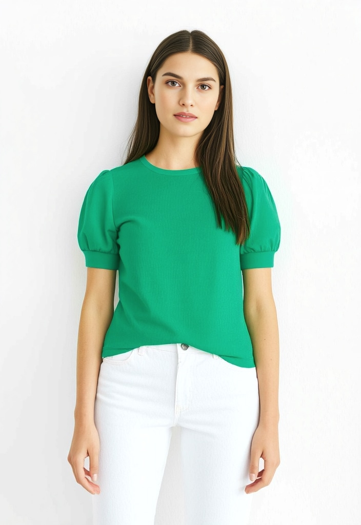 Vero Moda T-Shirt »VMKERRY 2/4 O-NECK TOP VMA JRS NOOS« mit Rundhalsausschnitt