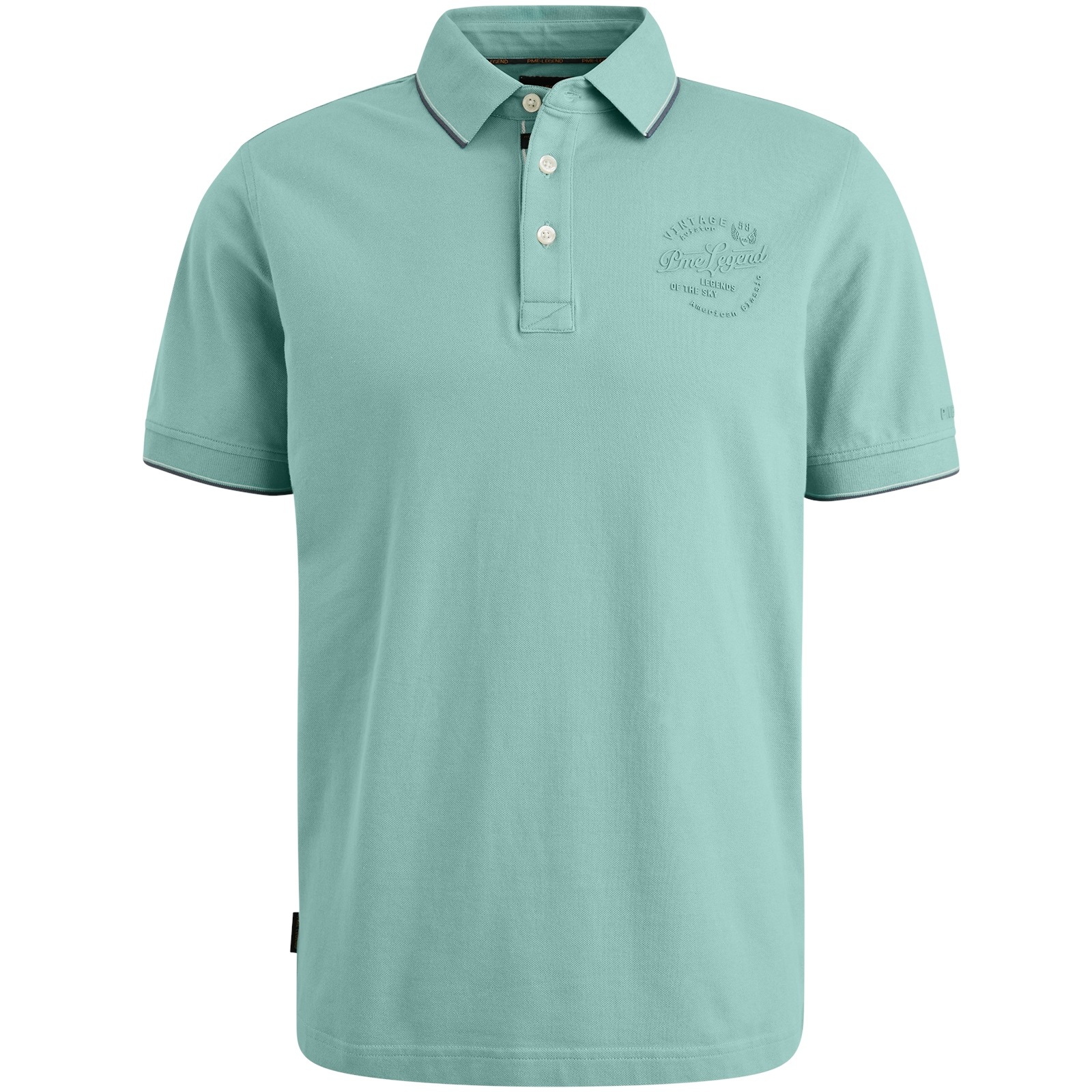 PME LEGEND Poloshirt »Short sleeve polo stretch pique package«, mit Schriftzug
