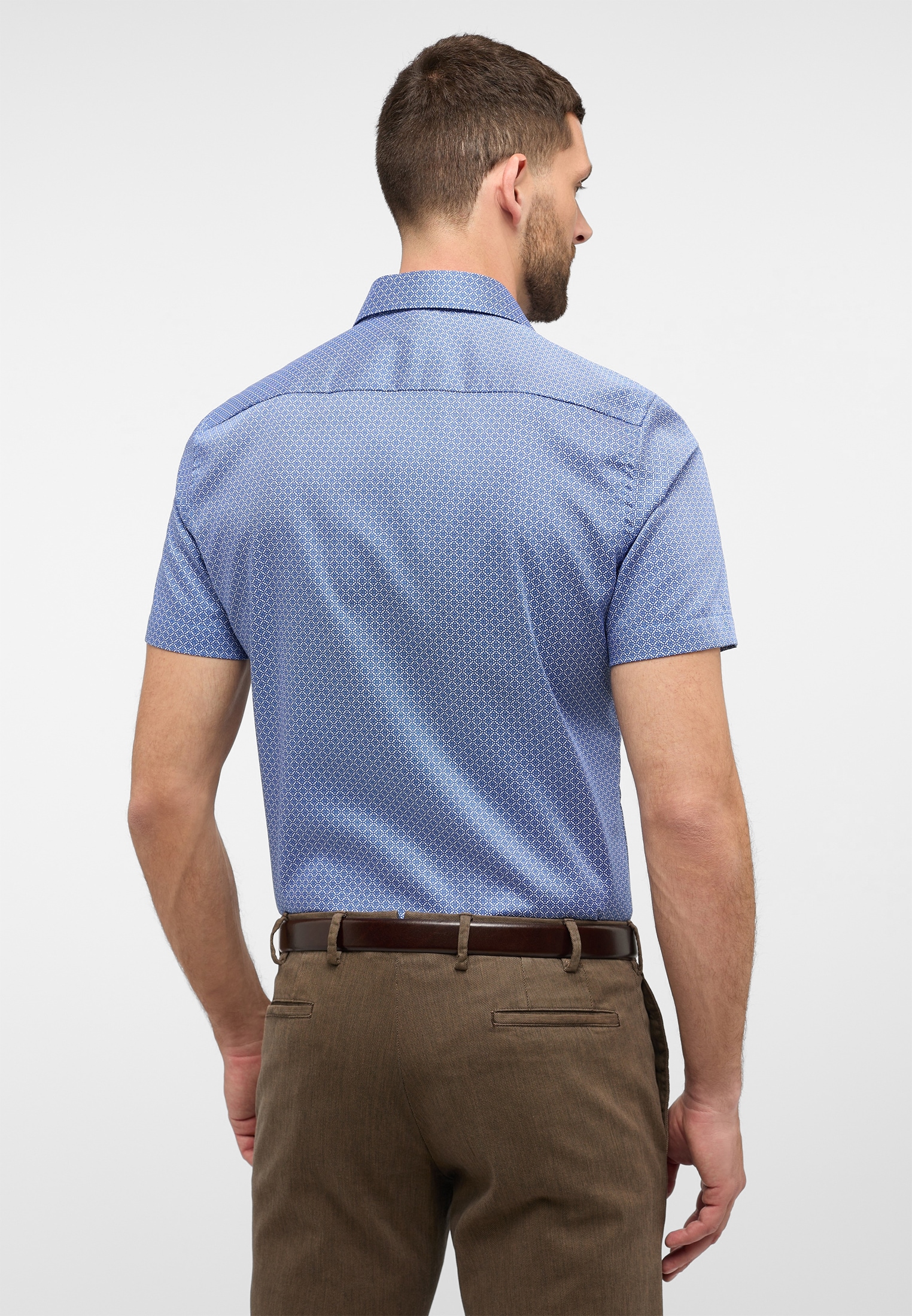 Eterna Kurzarmhemd »SLIM FIT« NON IRON (bügelfrei)