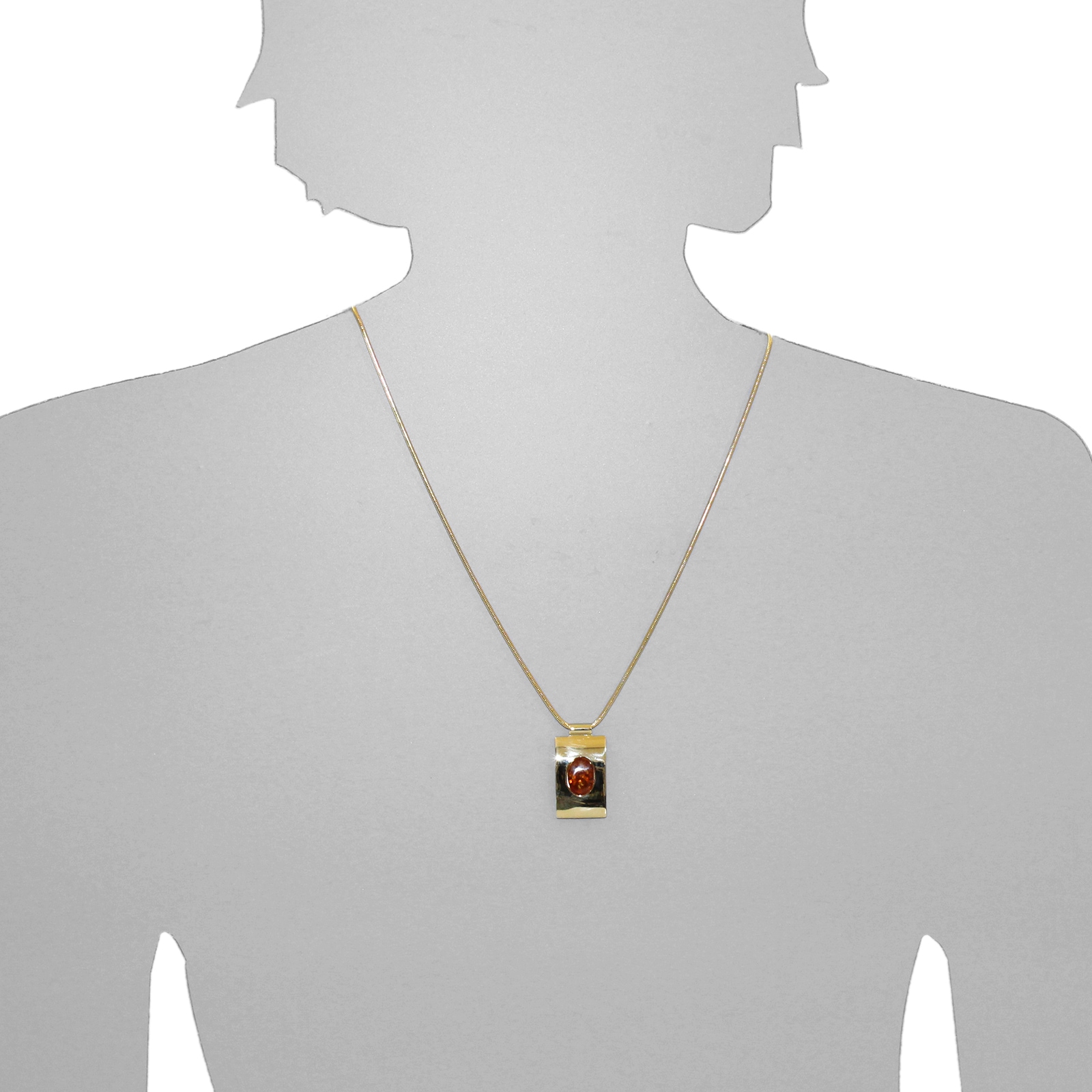 OSTSEE-SCHMUCK Kettenanhänger »- Julia - Gold 333/000 - Bernstein«